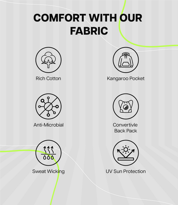 Convertible Zipper Hoodie Jacket - Hoodie