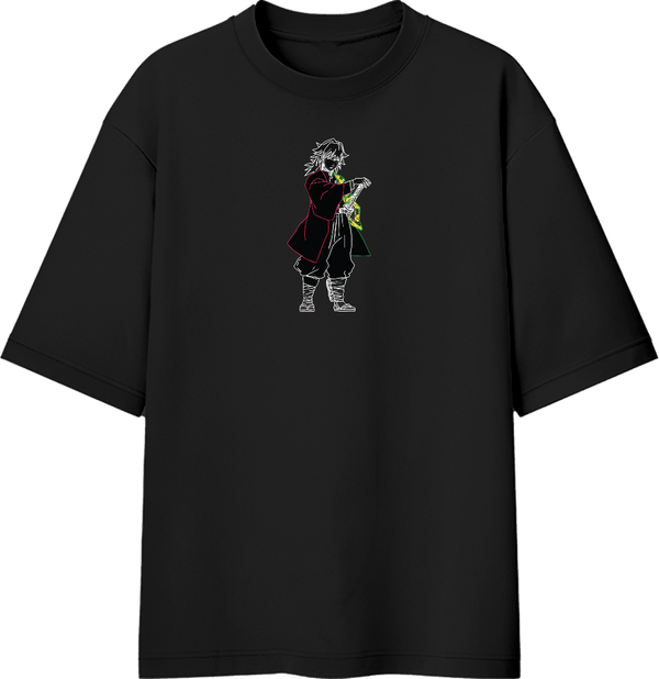 Giyu Demon Slayer Ovs Tee
