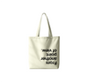 POV Typography Tote Bag