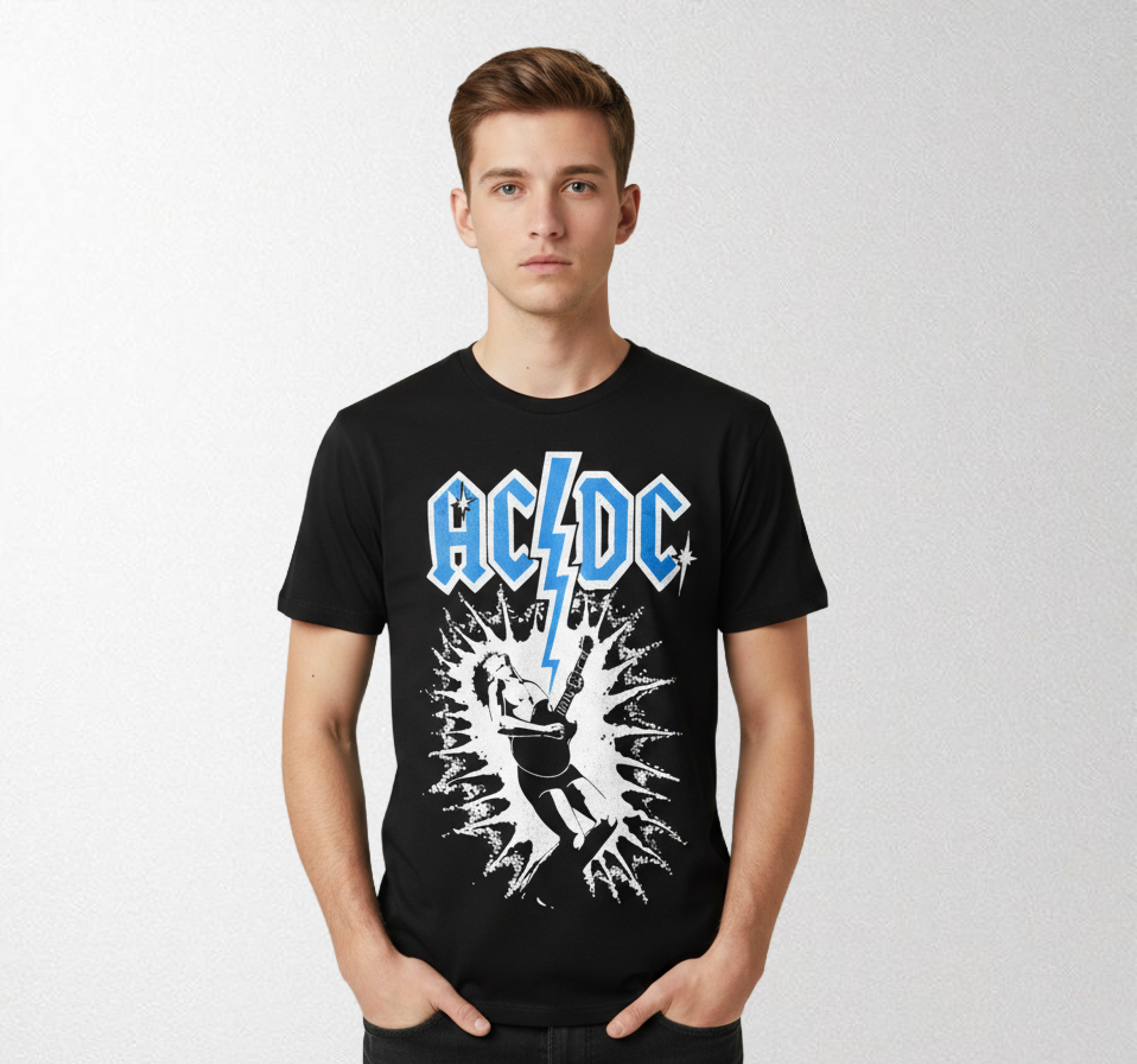 AC DC Round-neck T-shirt