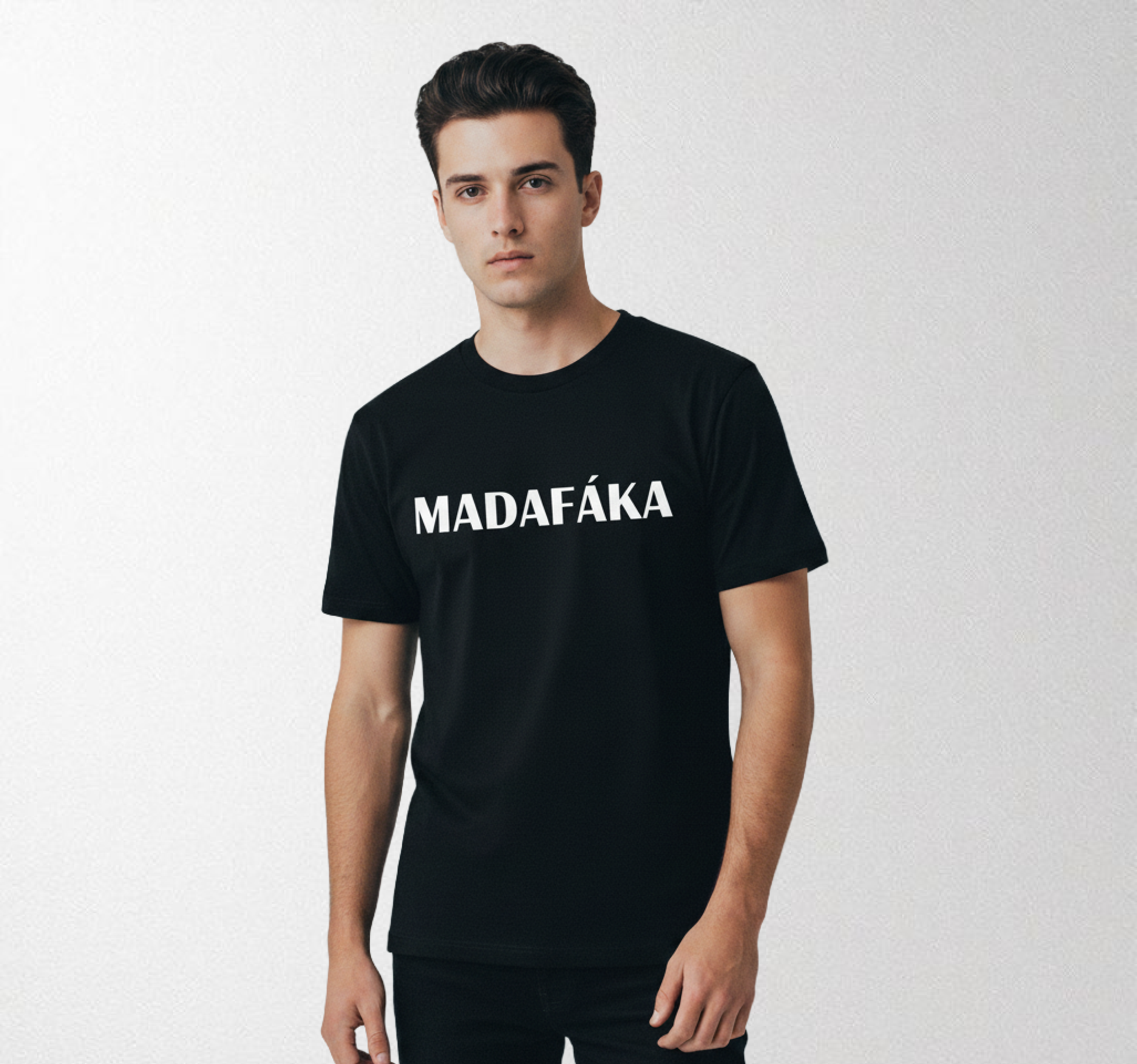 MADAFAKA Round-neck T-shirt