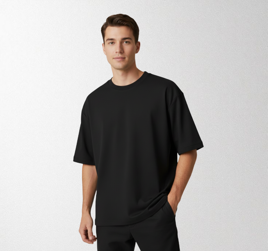 Blank Oversize Tee Black