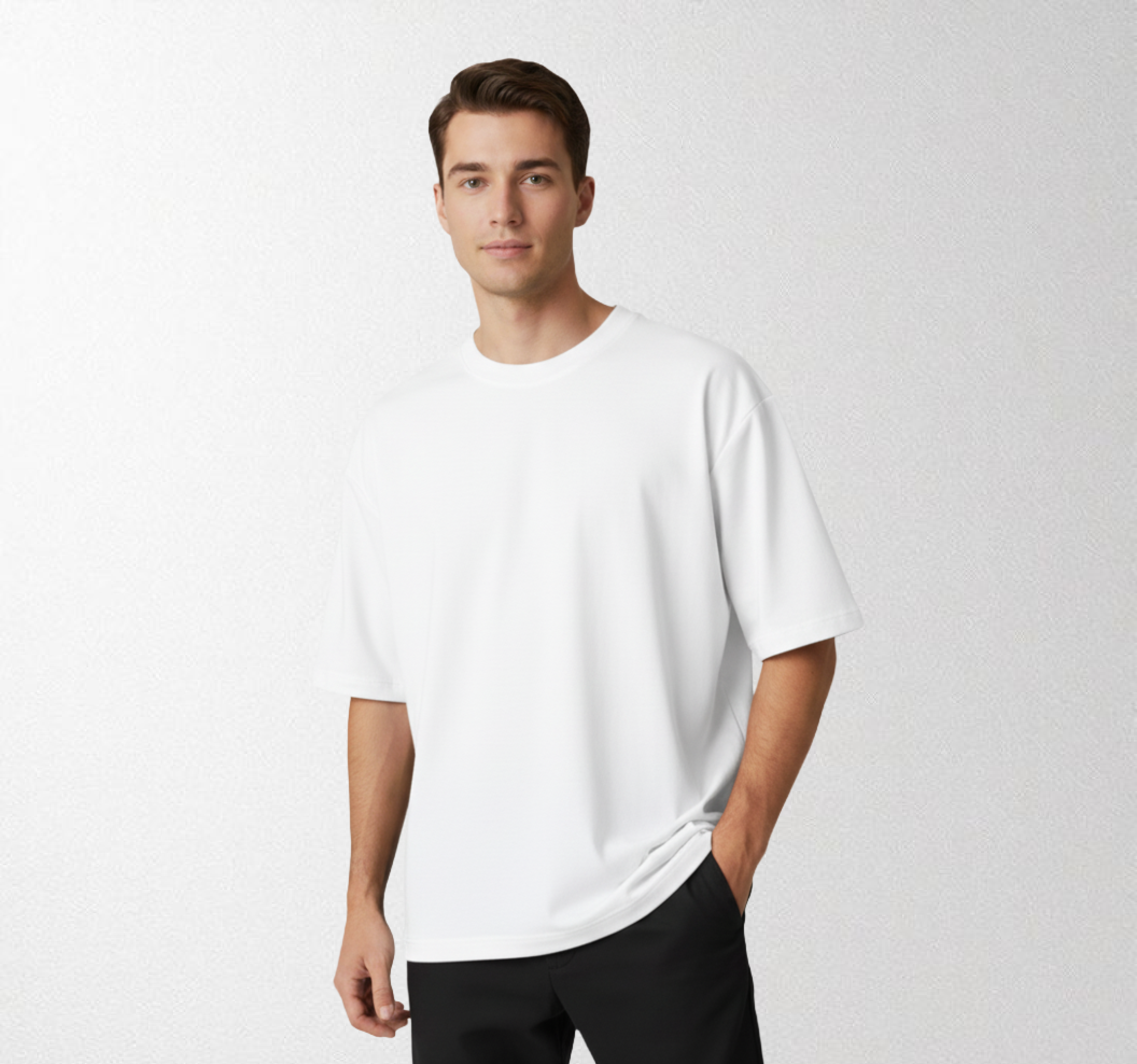 Blank Oversize Tee White