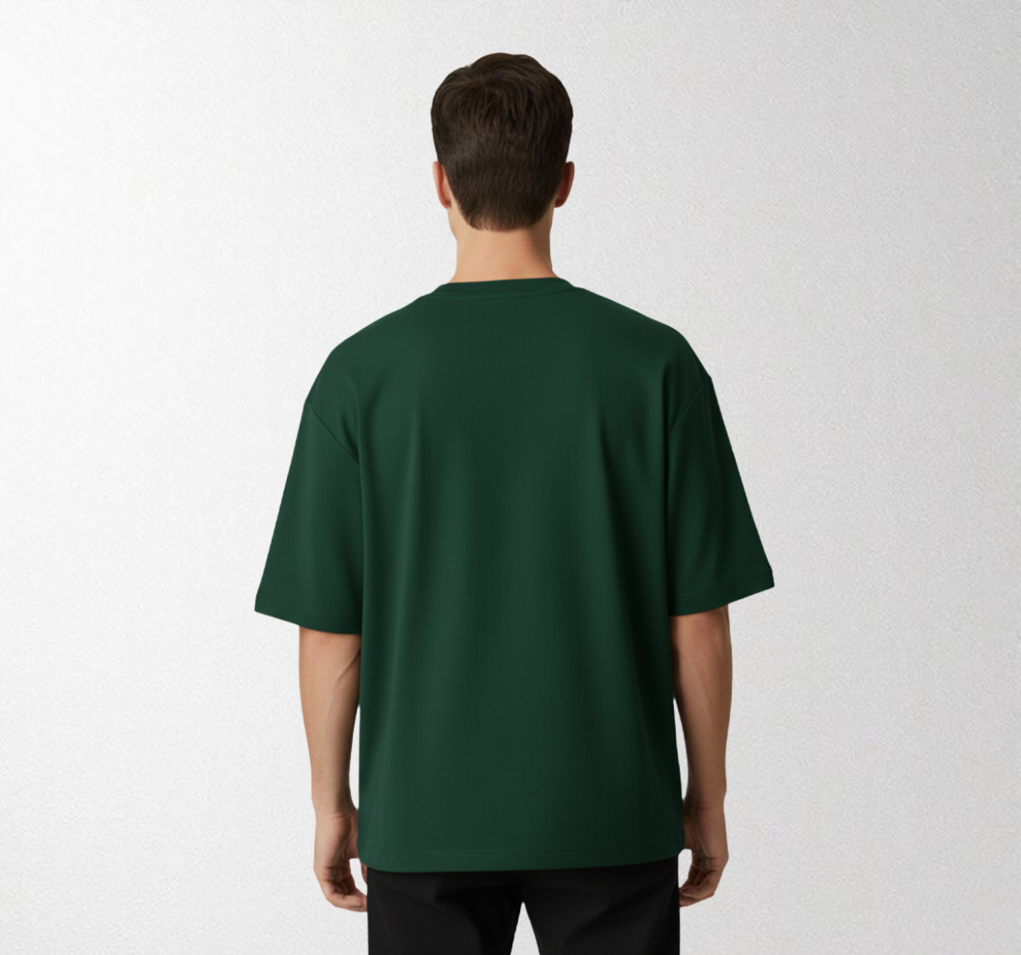 Blank Oversize Tee Bottle green