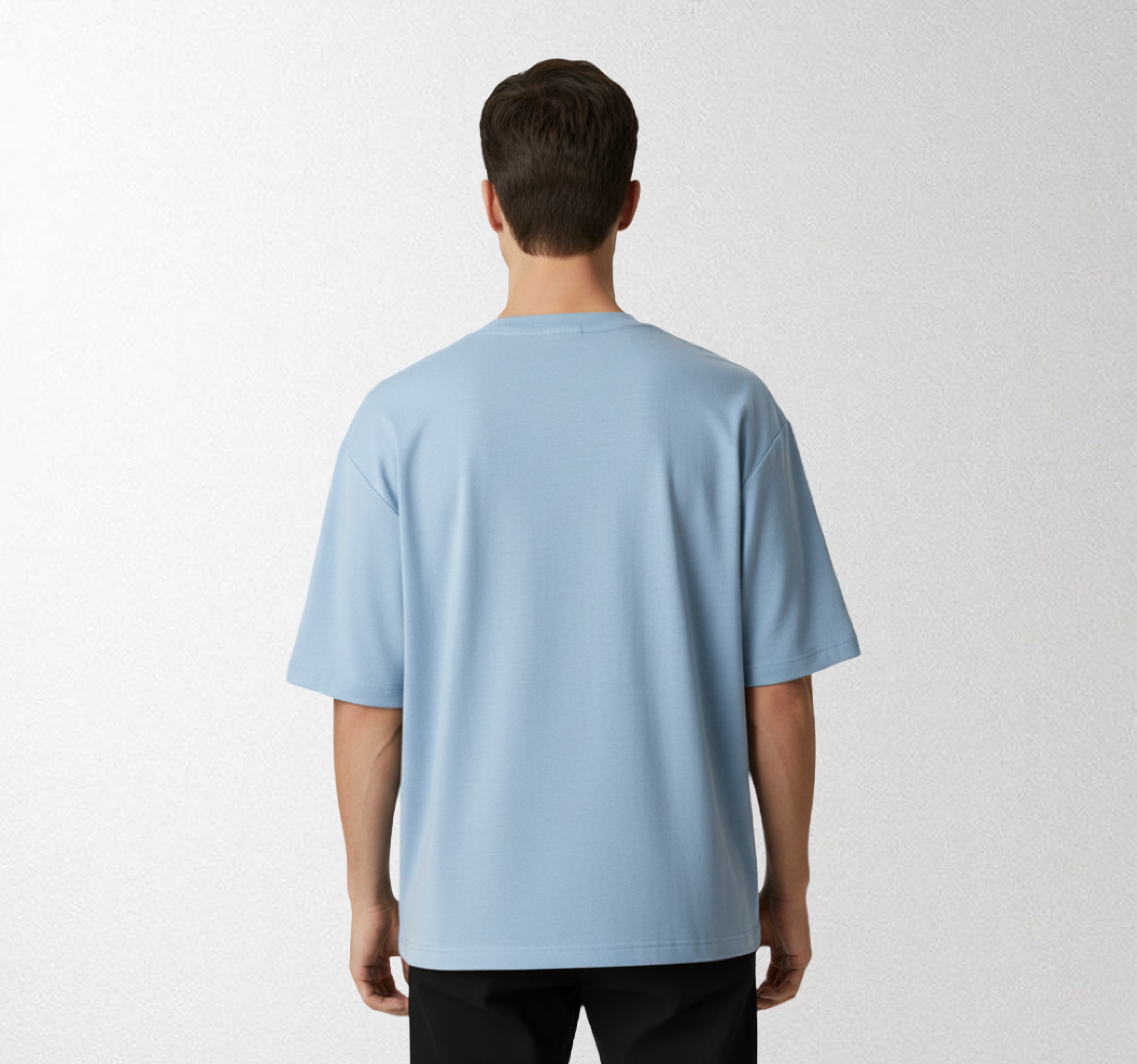 Blank Oversize Tee Sky Blue