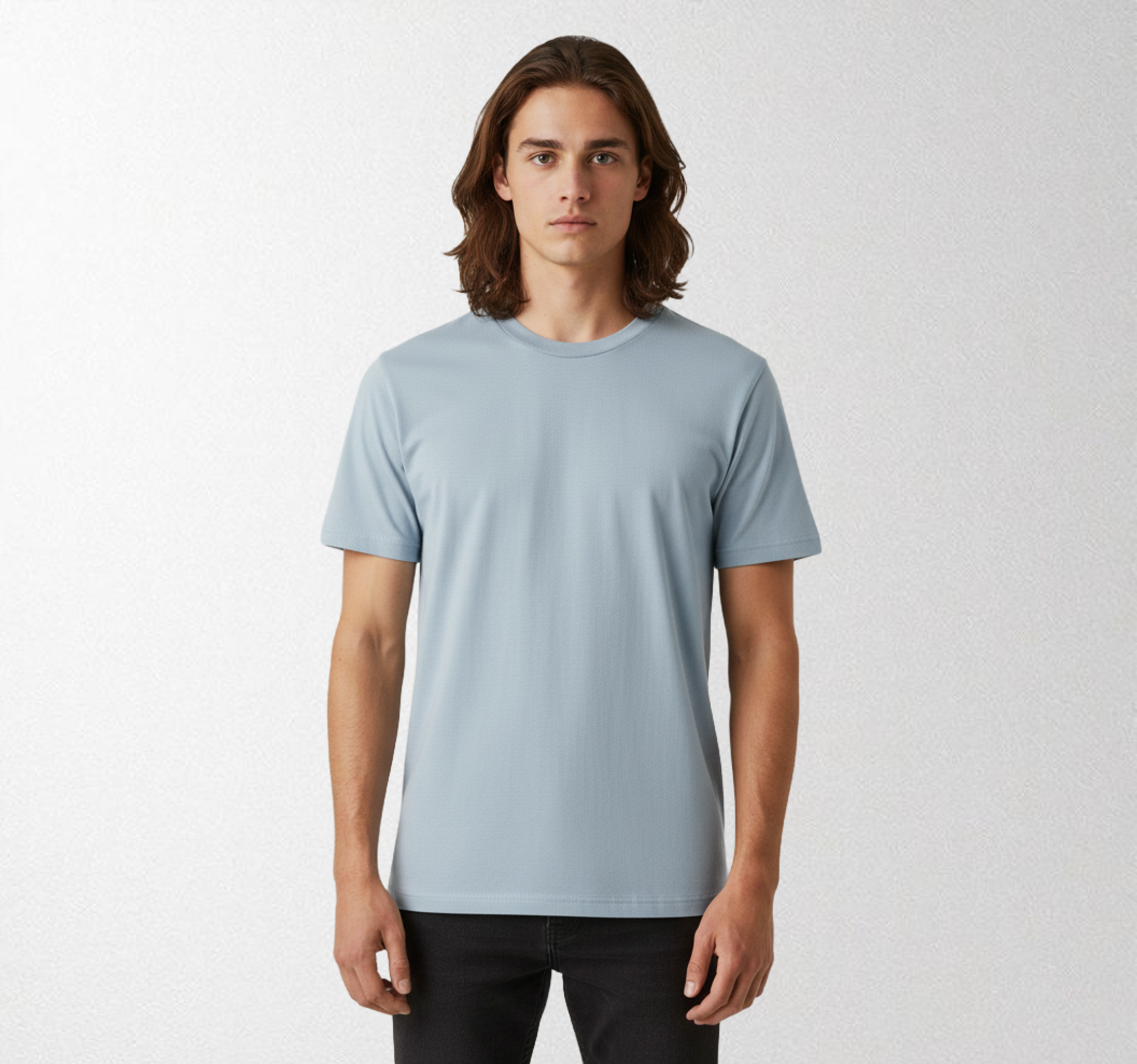 Blank Crew Neck Sky blue