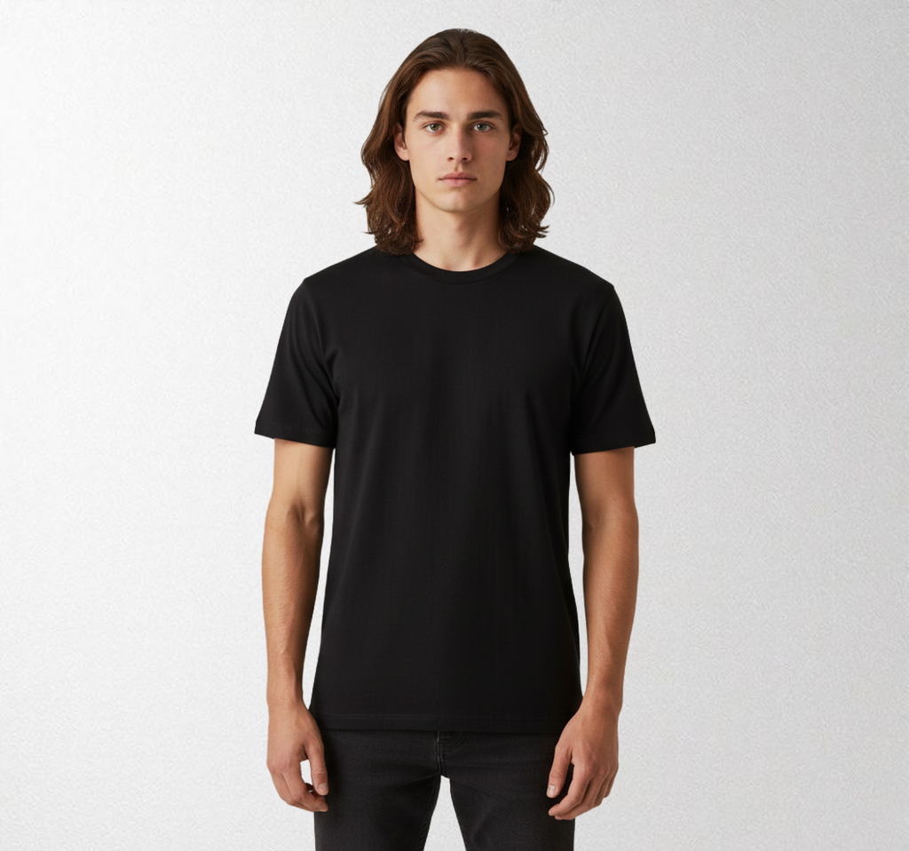 Blank Crew Neck Black