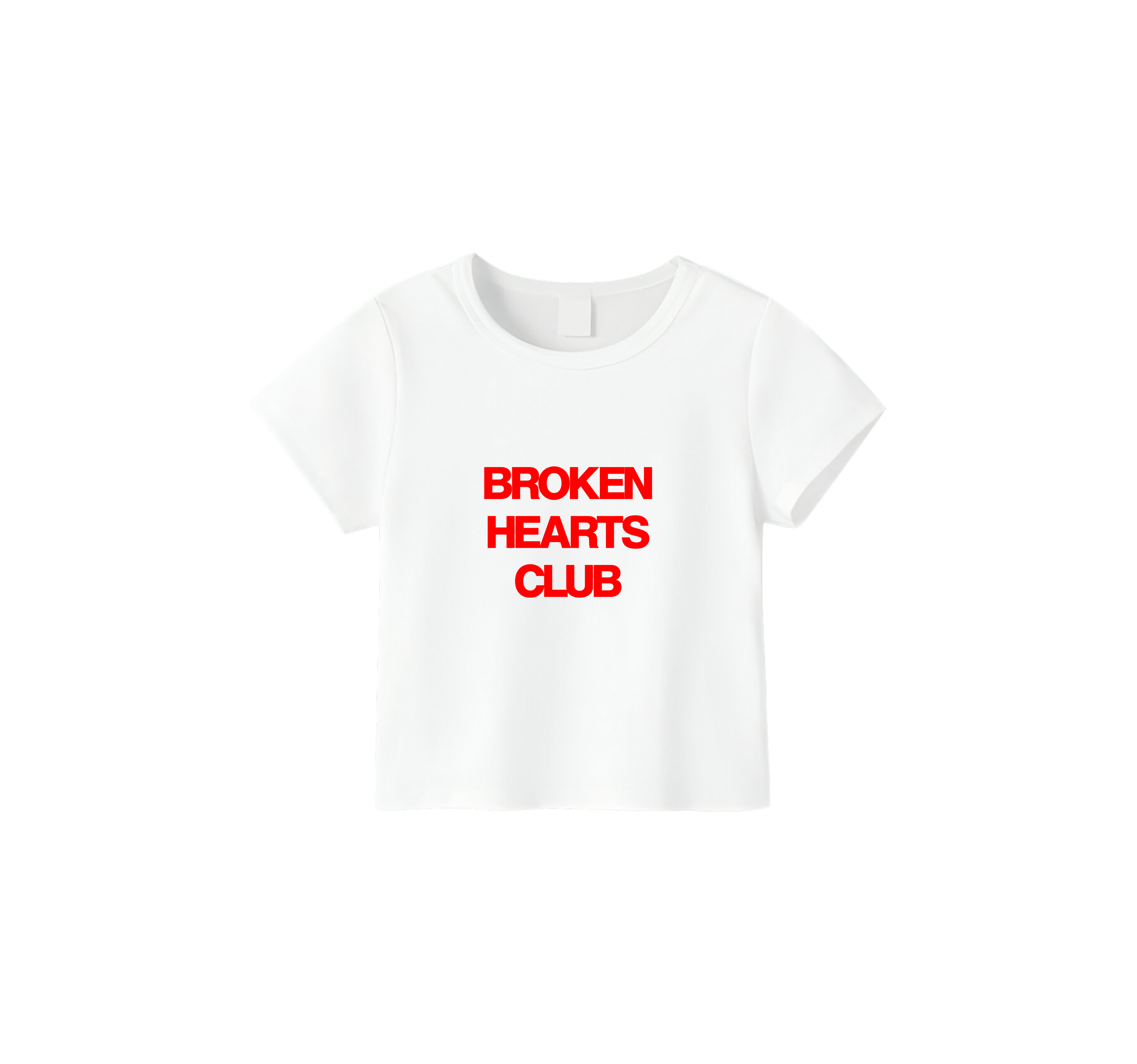 Broken Heart Club Crop-top t-shirt