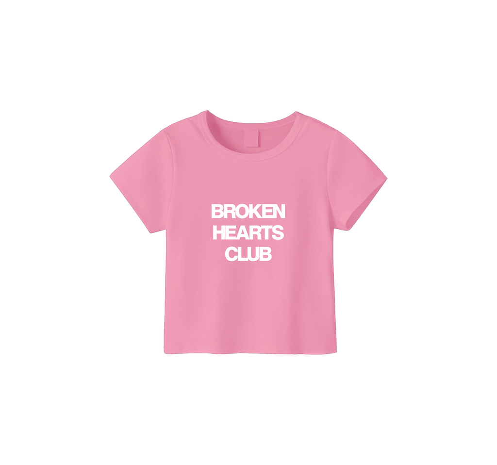 Broken Heart Club Crop-top t-shirt