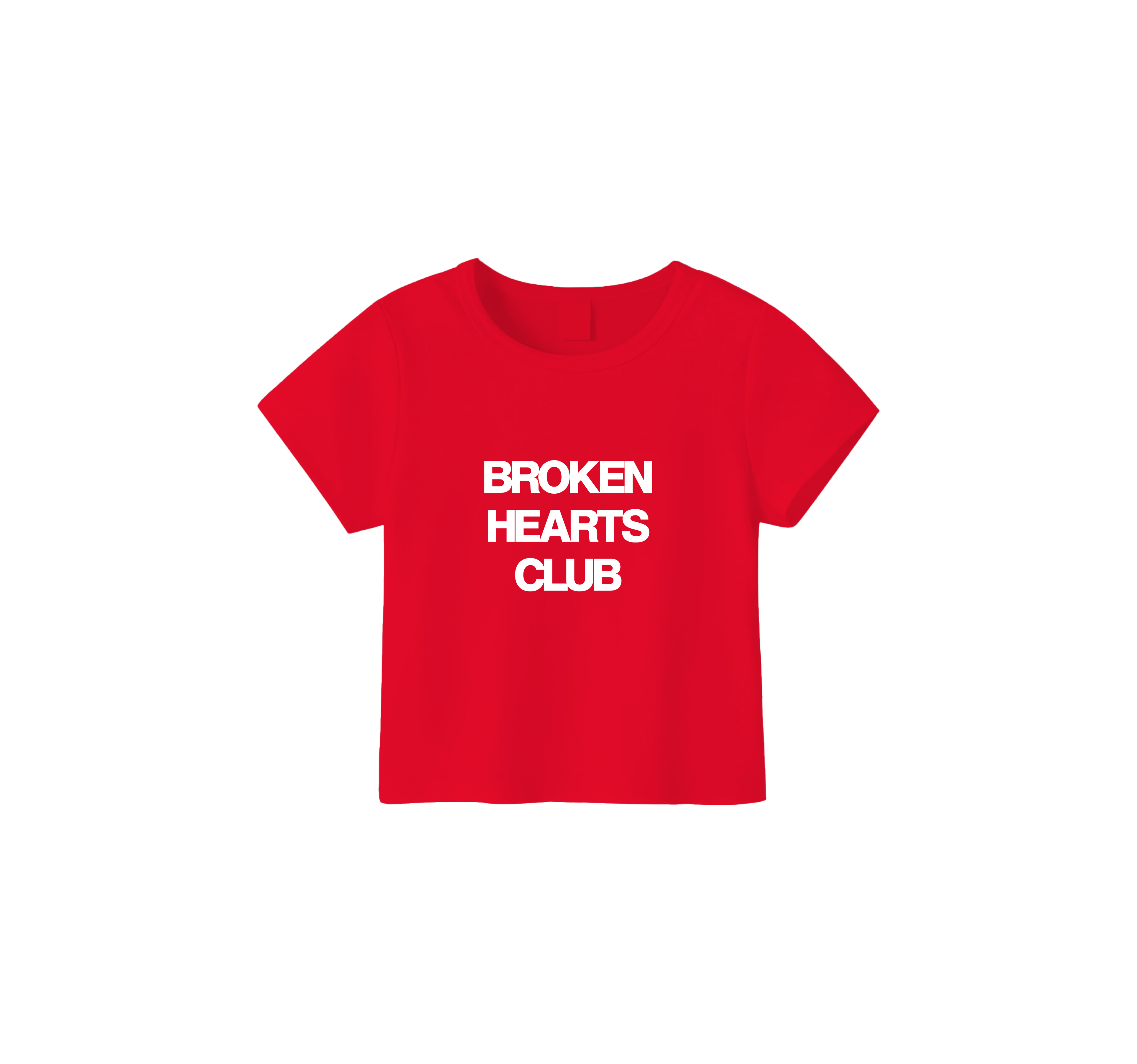 Broken Heart Club Crop-top t-shirt