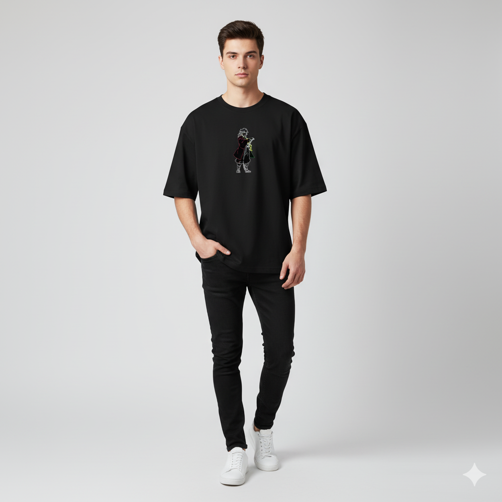 Giyu Demon Slayer Ovs Tee