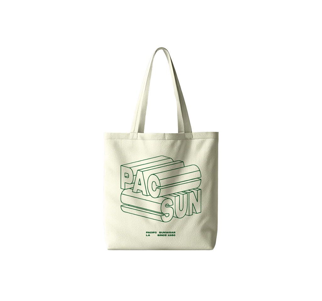 PAC SUN Typography Tote Bag