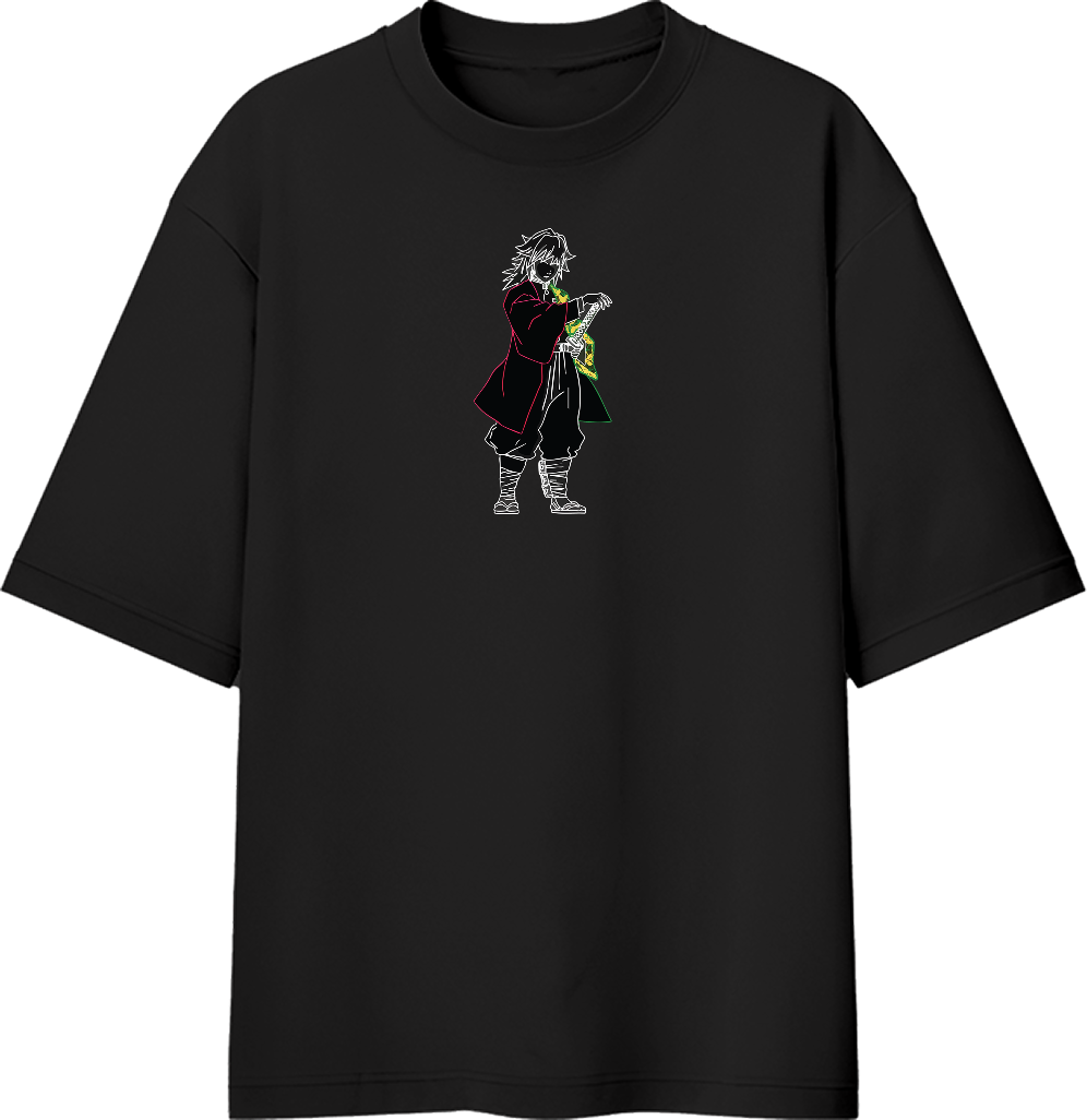 Giyu Demon Slayer Ovs Tee