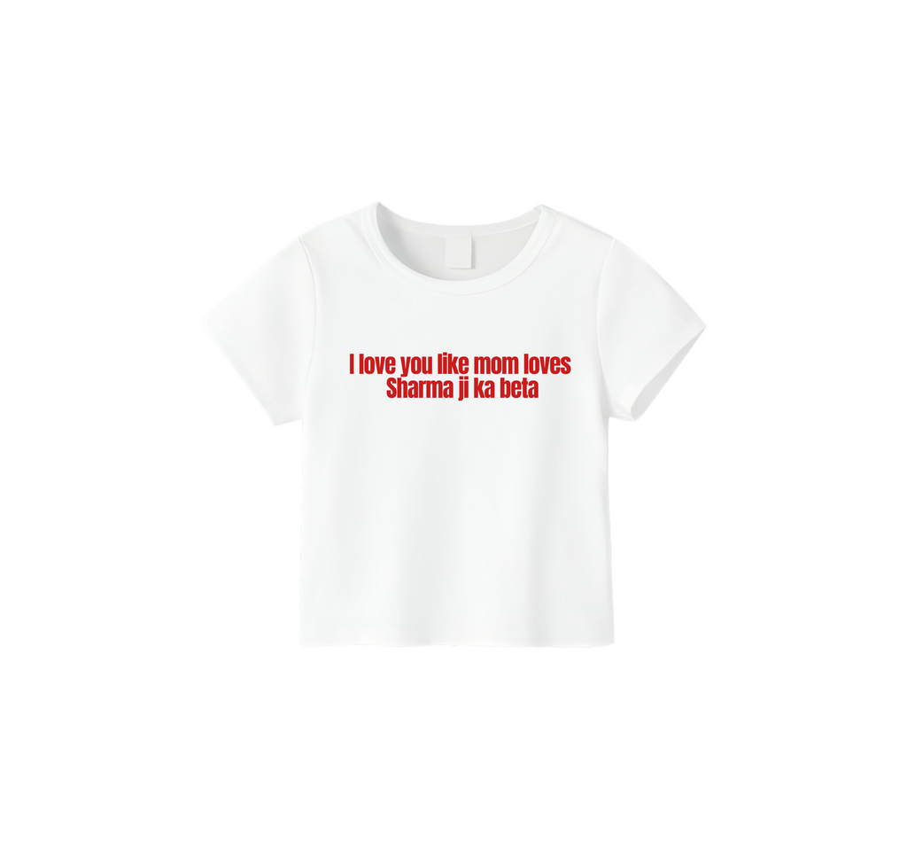 Sharma ji Beta Crop Top