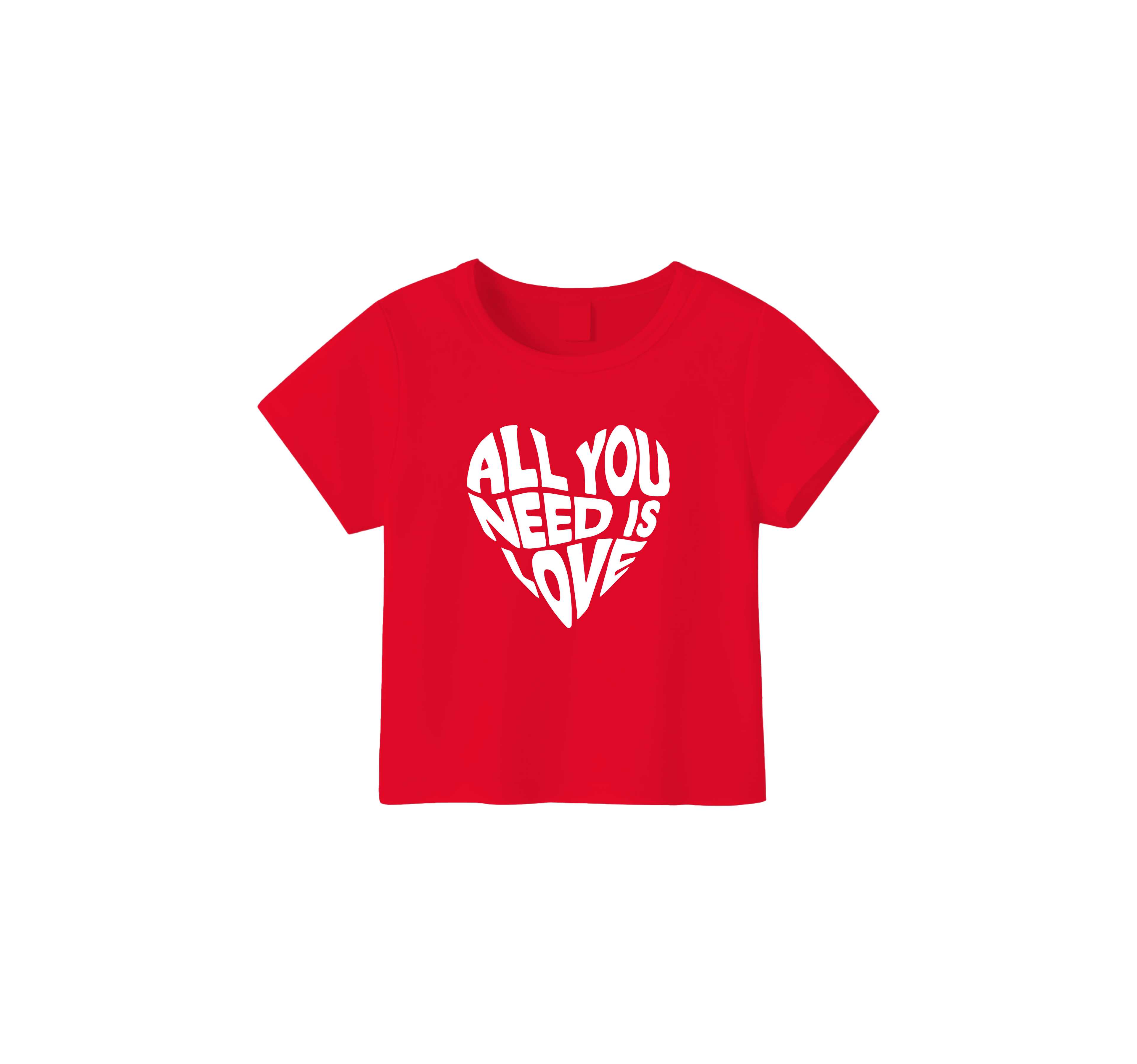 All You Need Is Love Crop Top