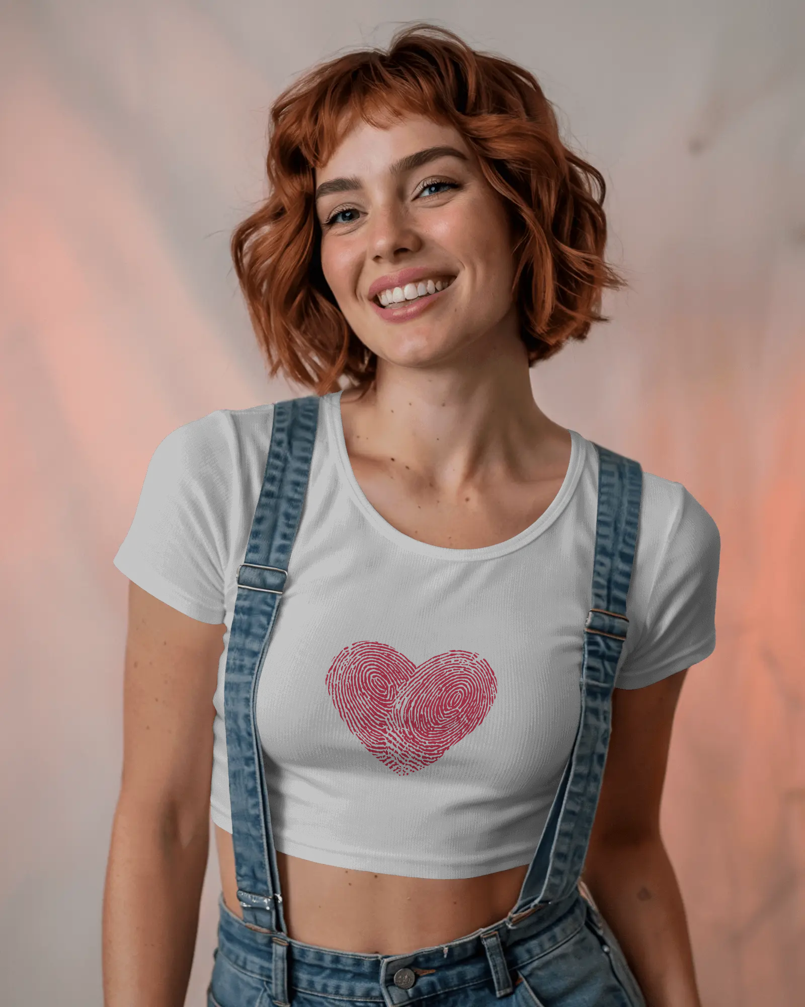 Fingerprint Crop Top