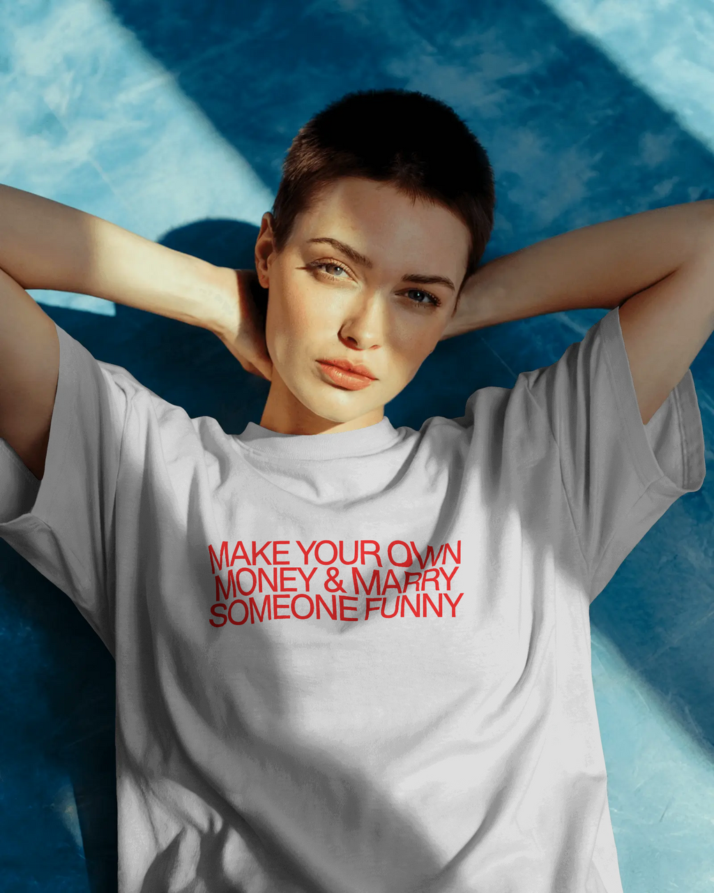 Make Your Own Money Round Neck t-shirt