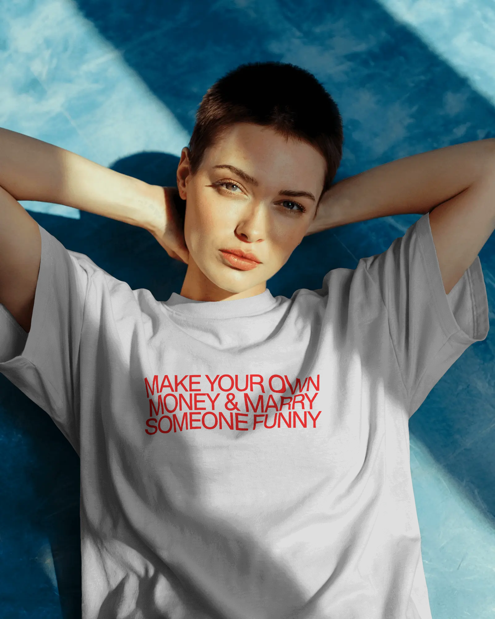 Make Your Own Money Round Neck t-shirt