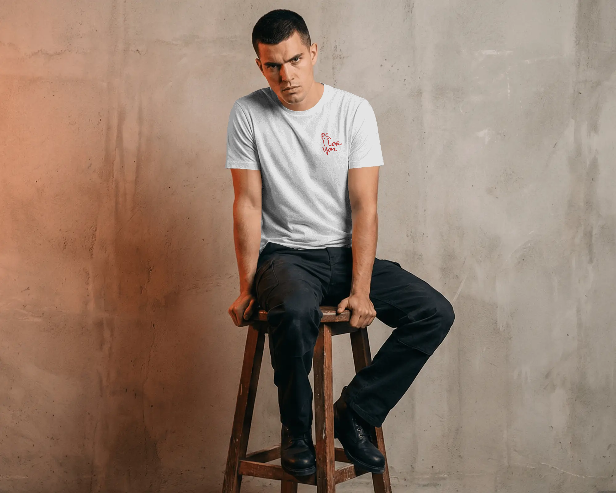 PS ILY Round Neck t-shirt