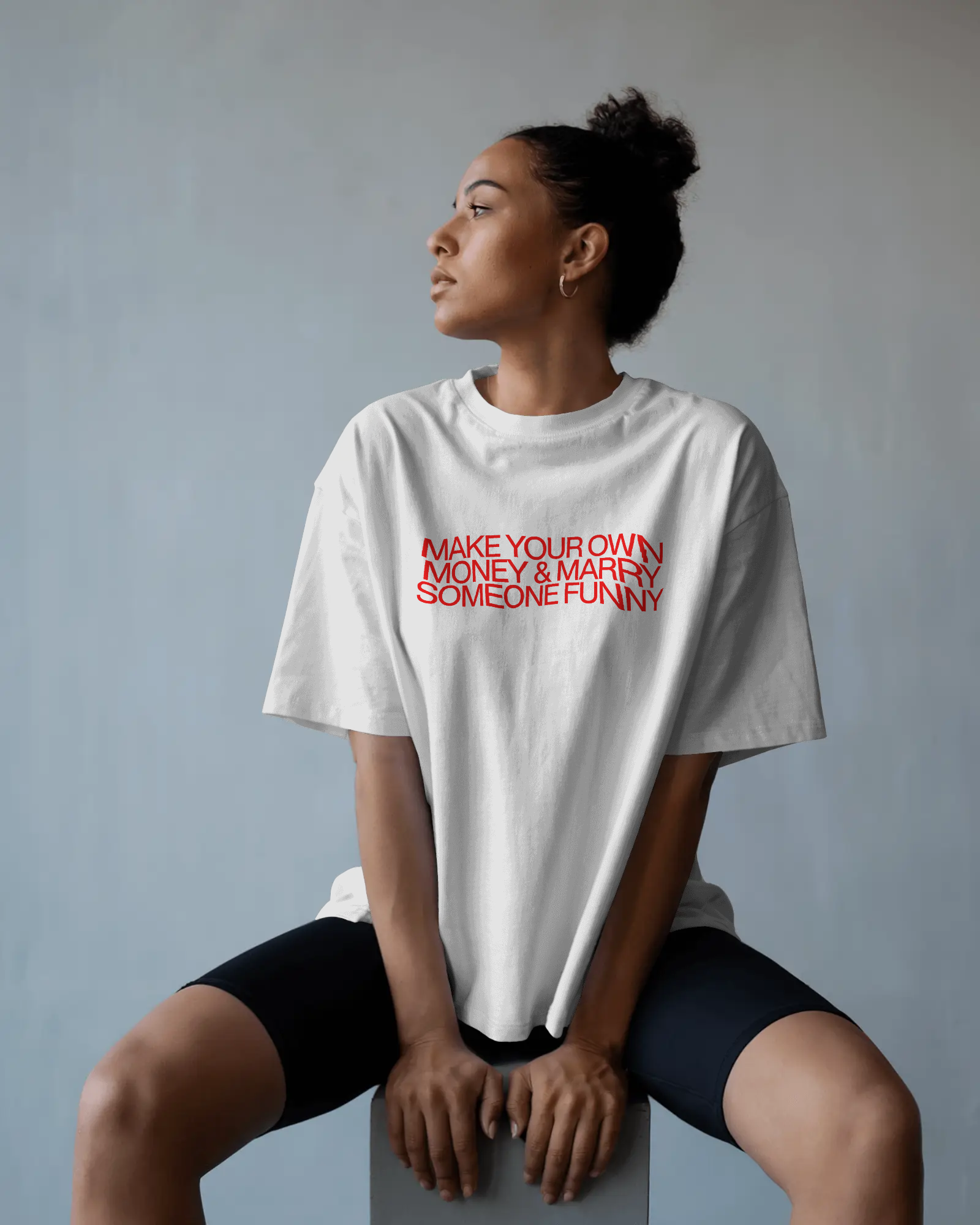 Make Your Own Money Oversize Tee
