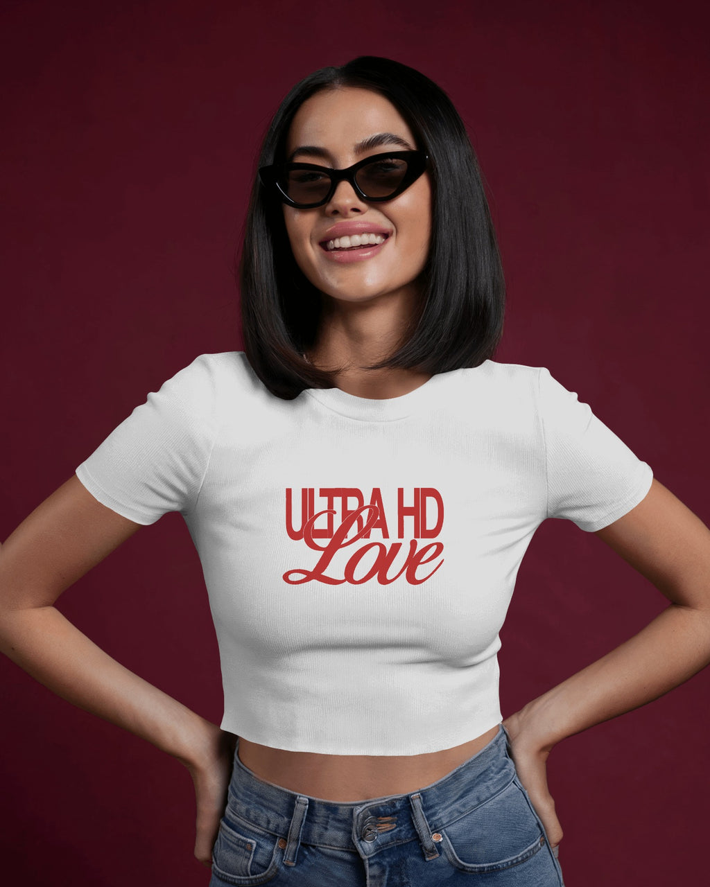 HD Love Crop Top