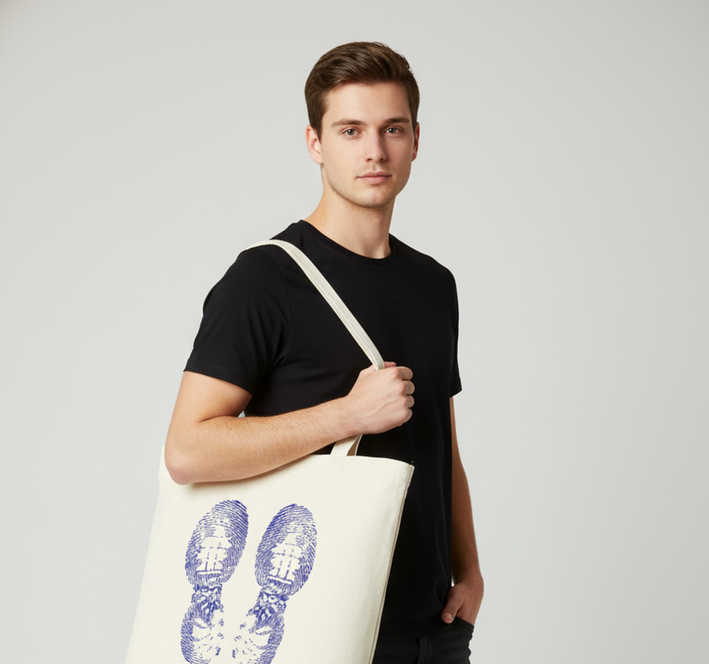 Illusion Graphic Tote Bag