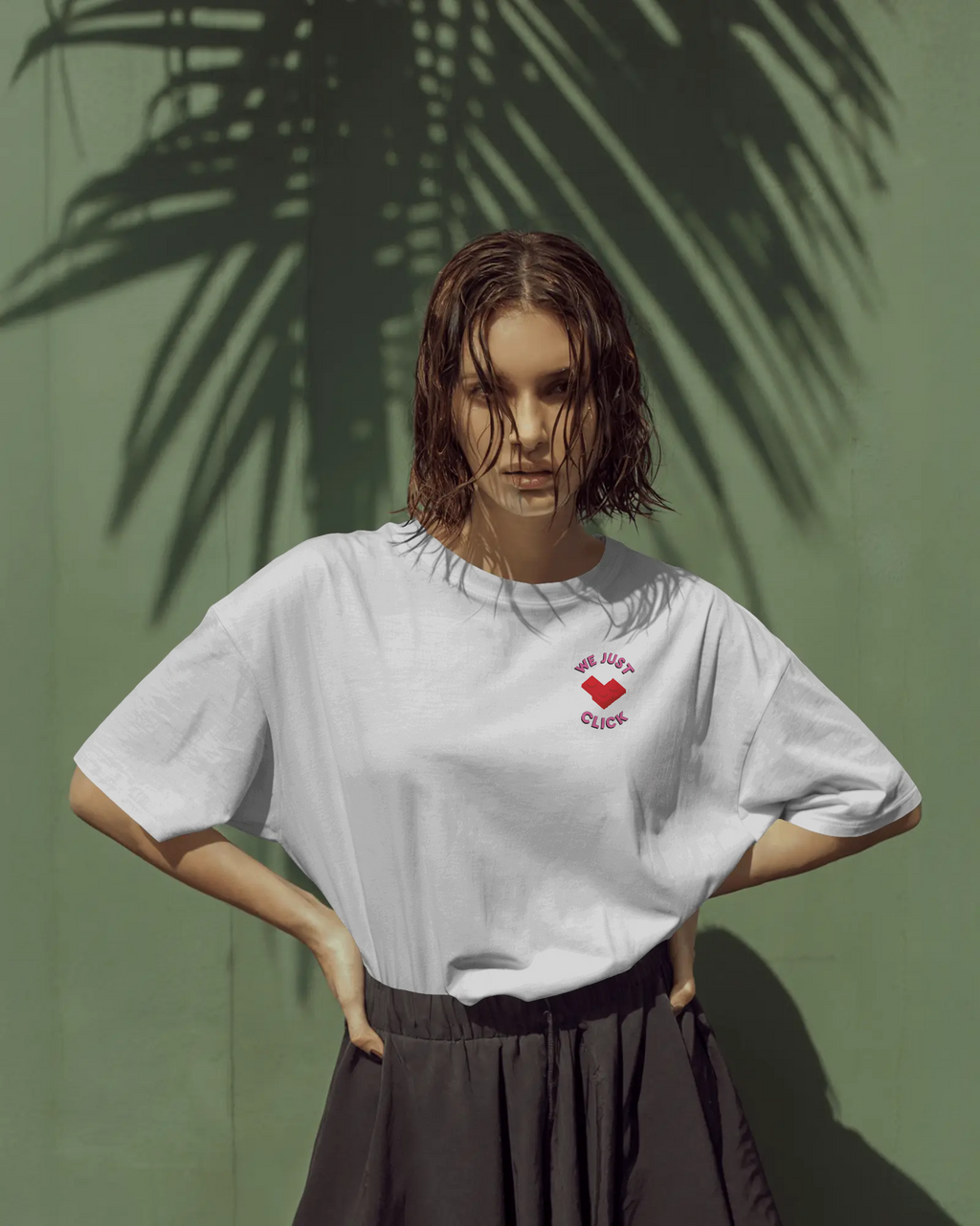We Just Click Oversize Tee