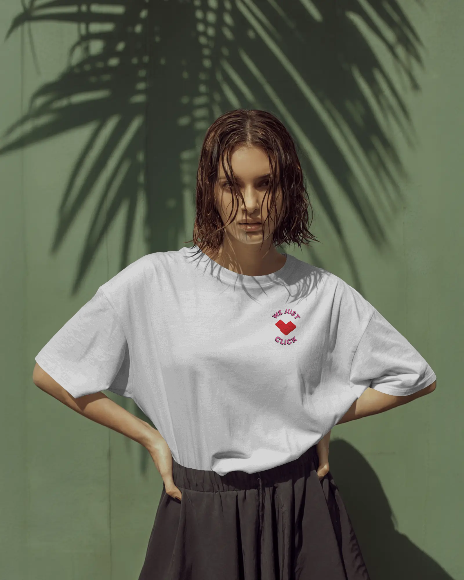 We Just Click Oversize Tee