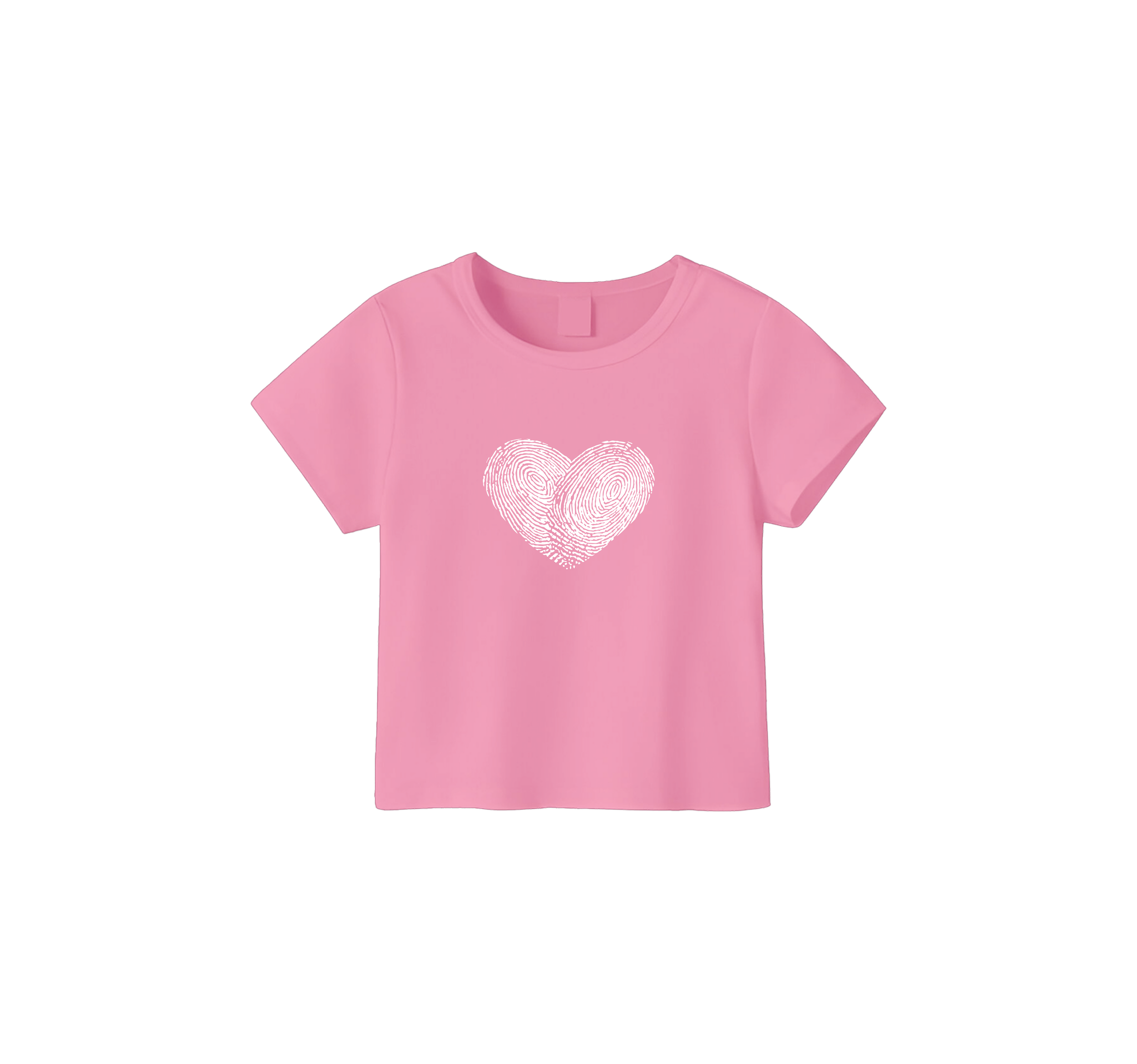 Fingerprint Crop Top