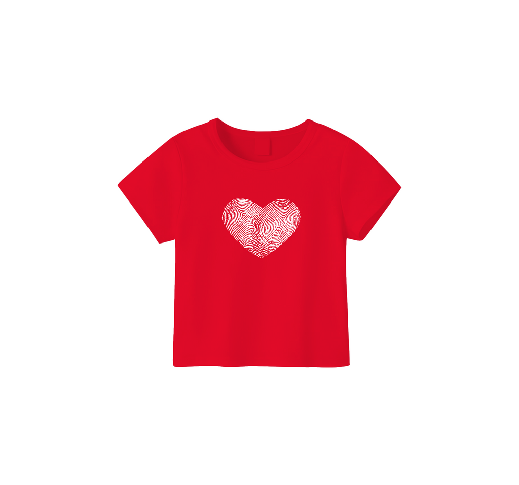 Fingerprint Crop Top