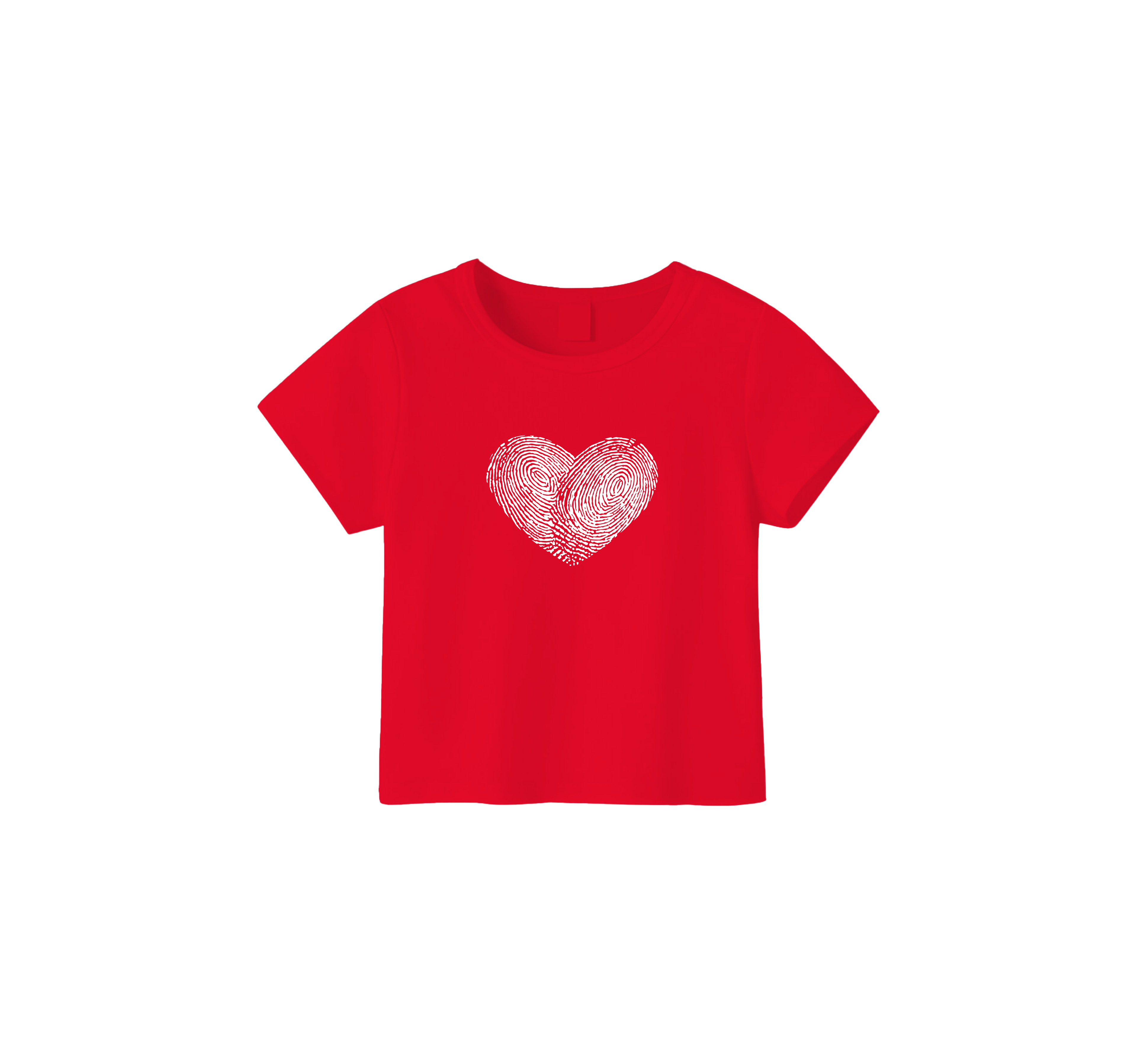 Fingerprint Crop Top