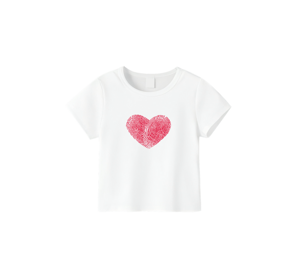 Fingerprint Crop Top