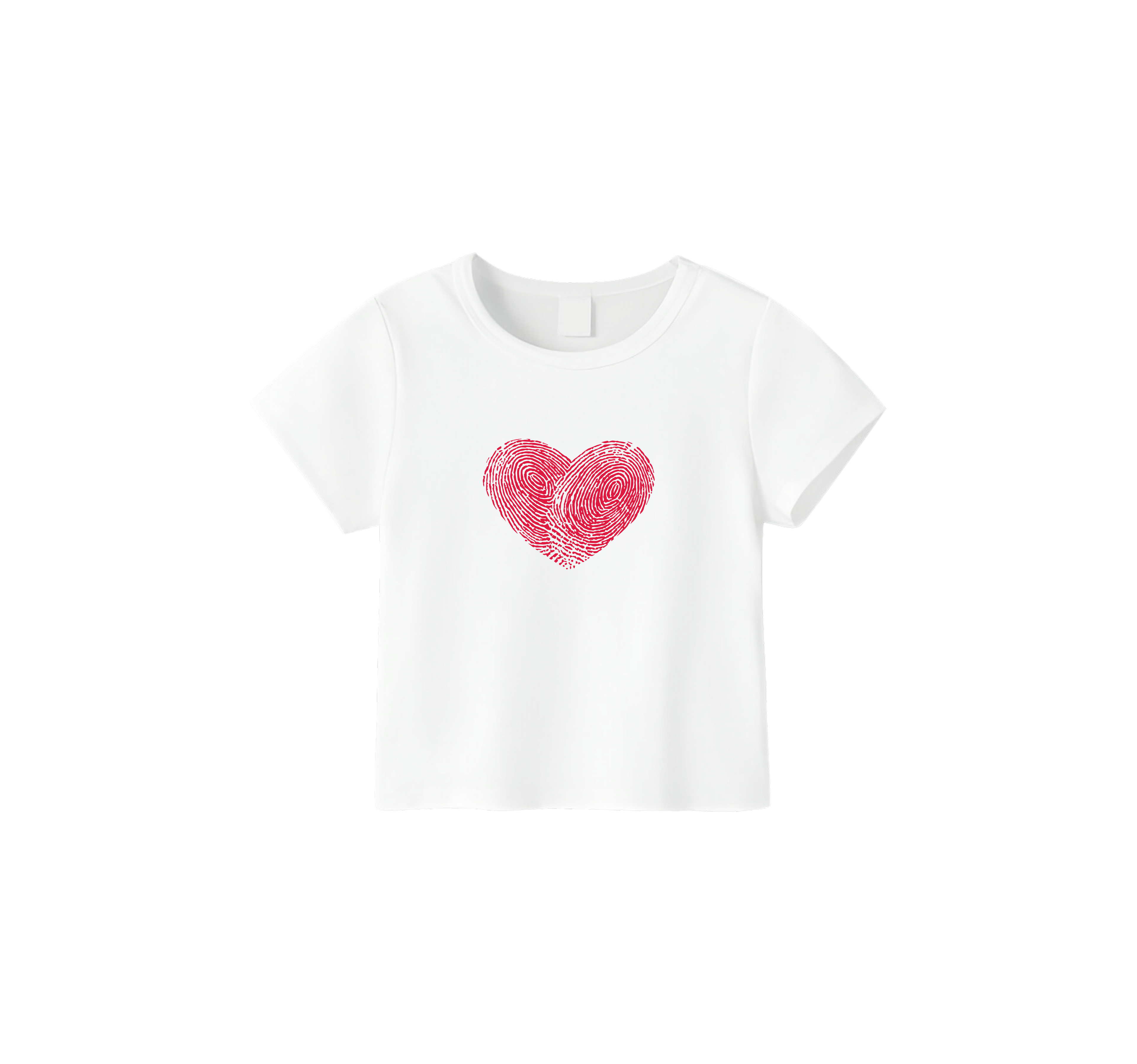 Fingerprint Crop Top