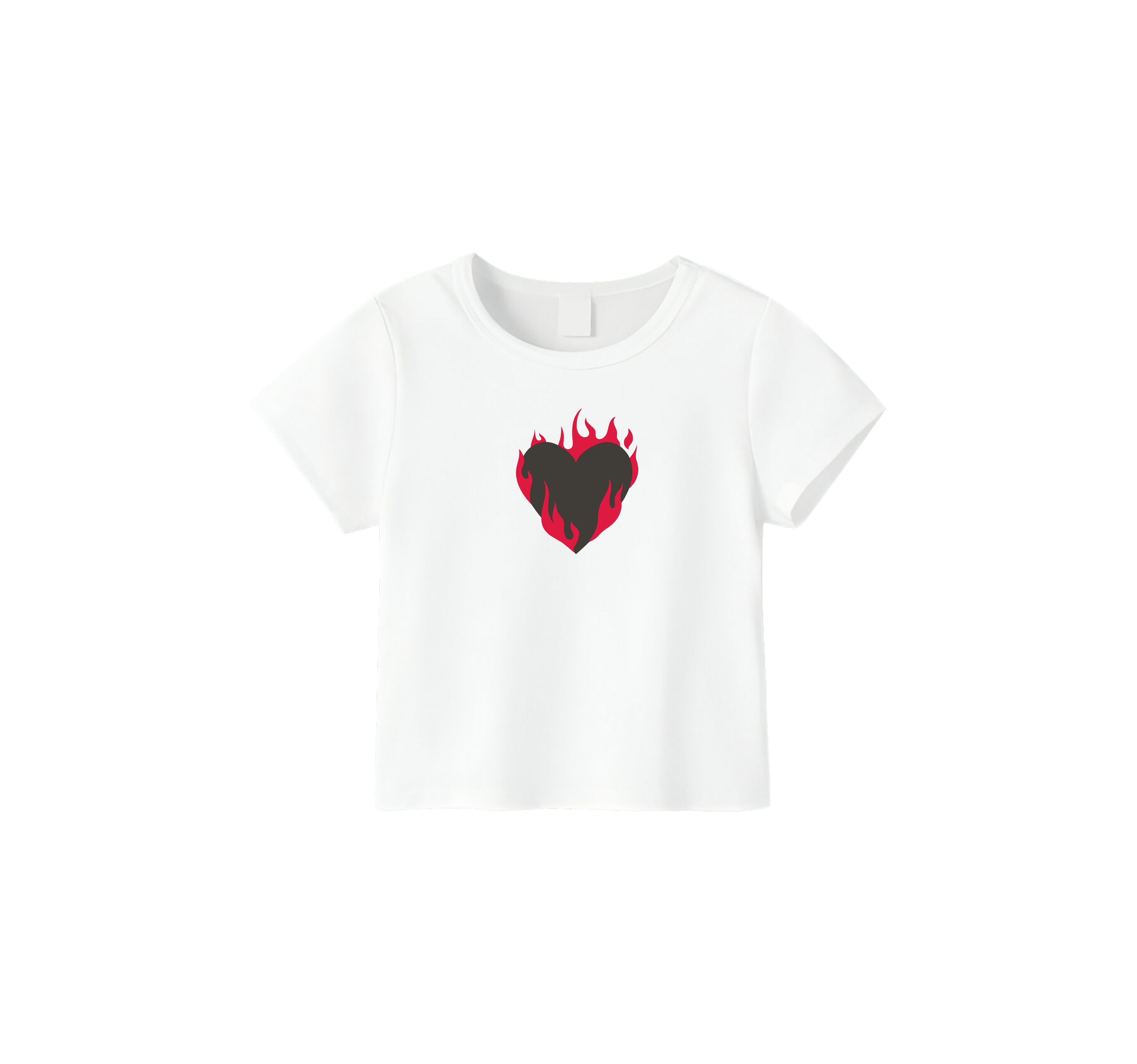 Fire Heart Crop Top