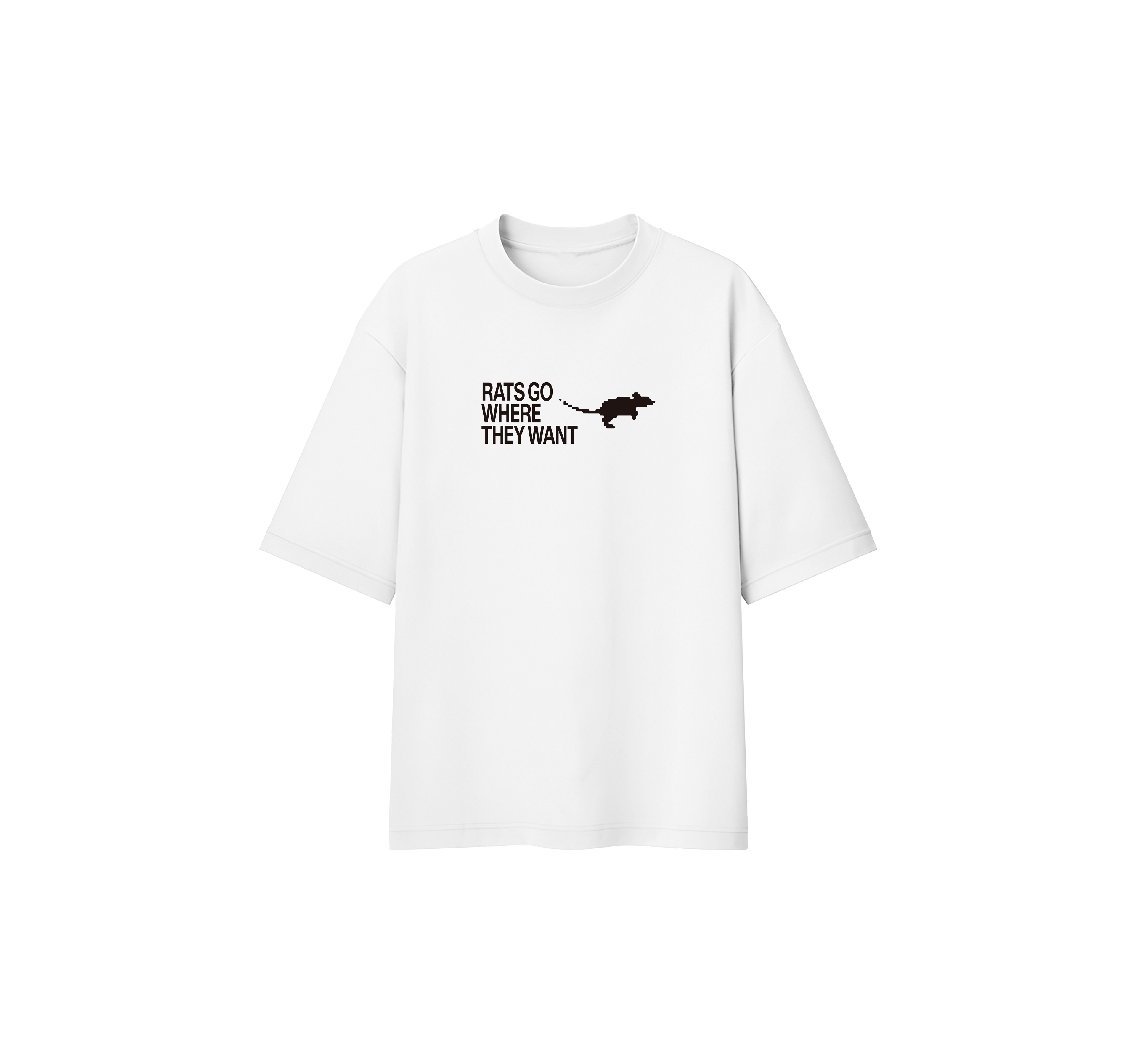 Rats Go Where They Want Oversize Tee