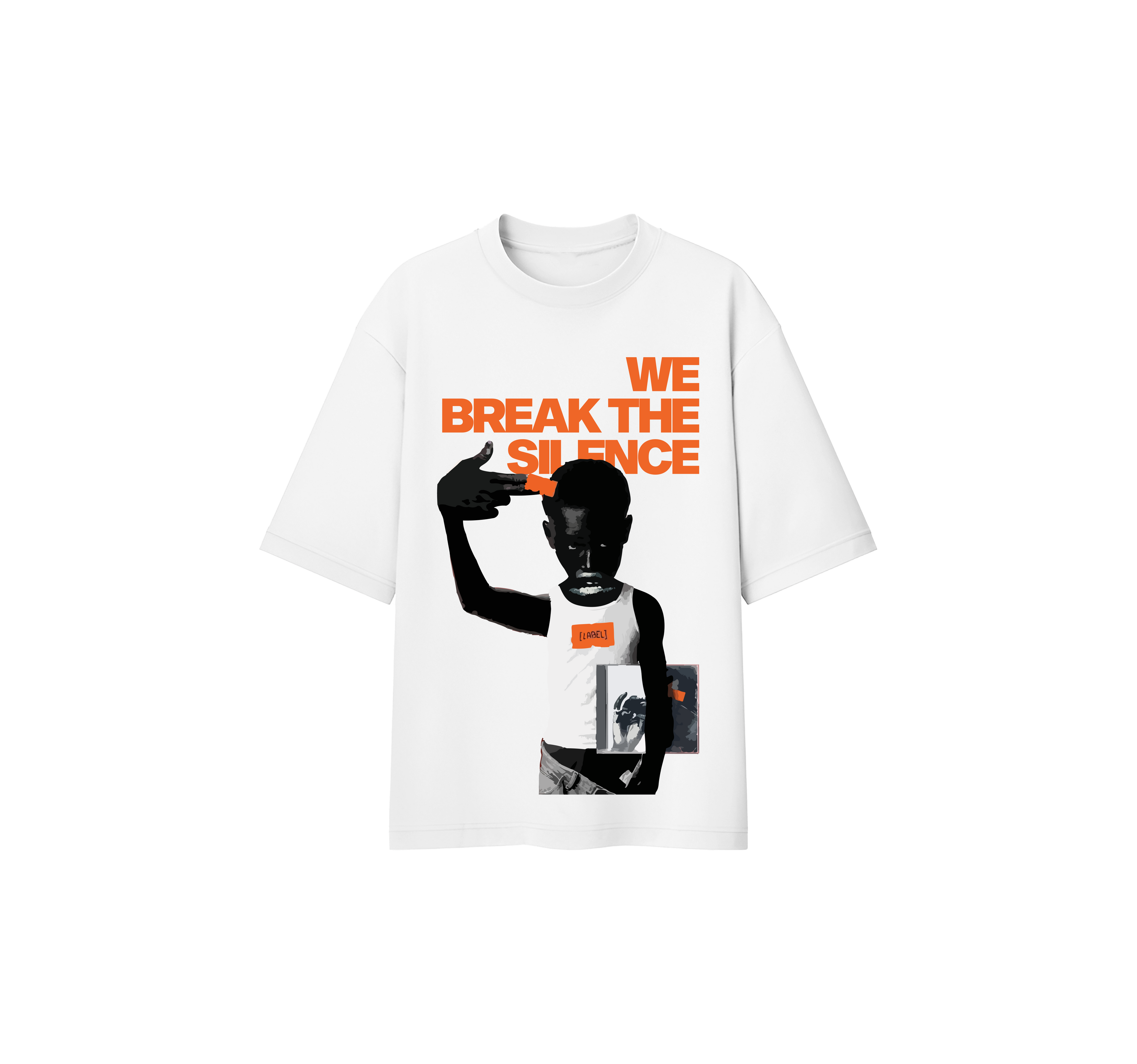 We Break The Silence Oversize Tee
