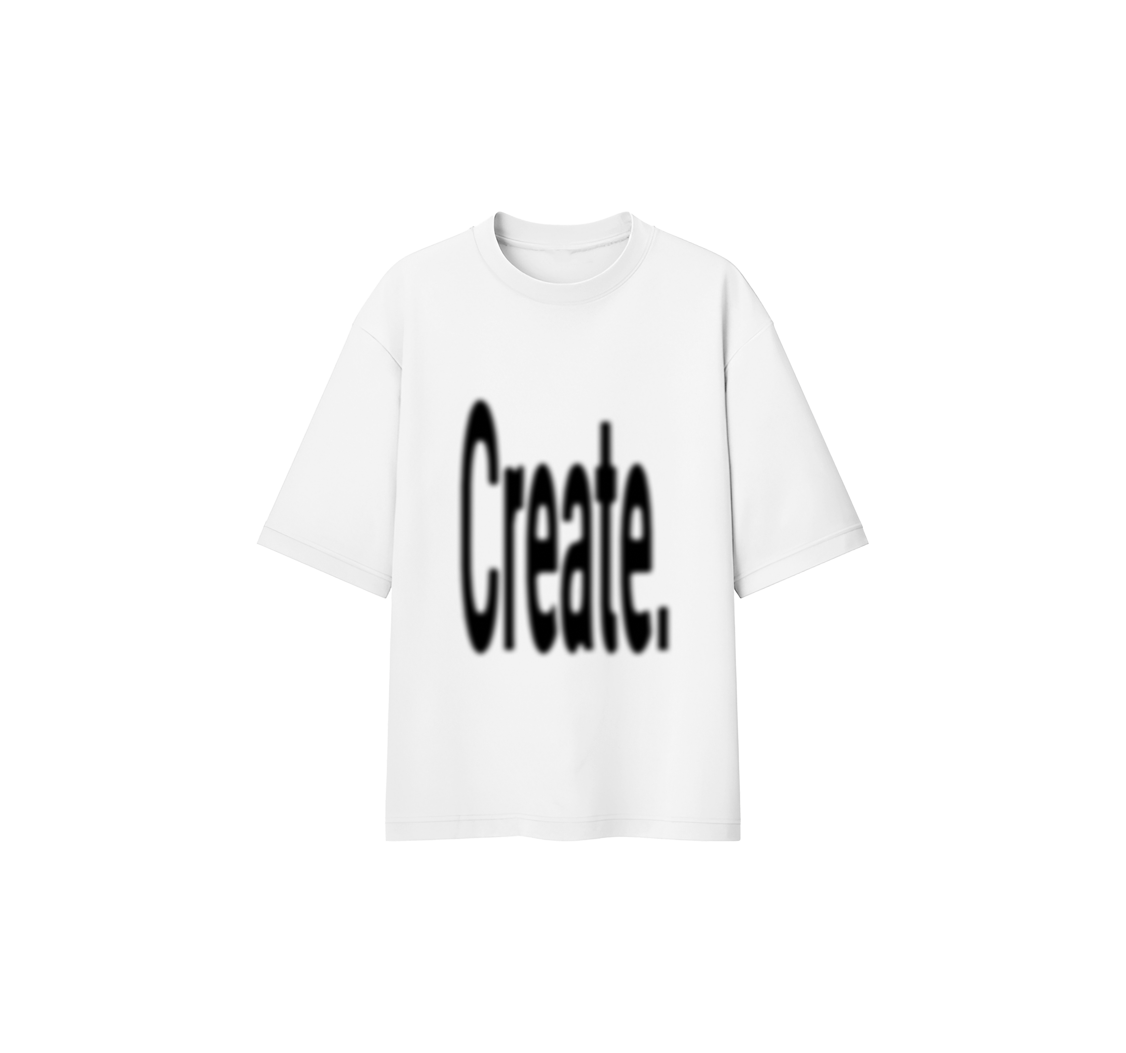 Create_Blurred Oversize Tee