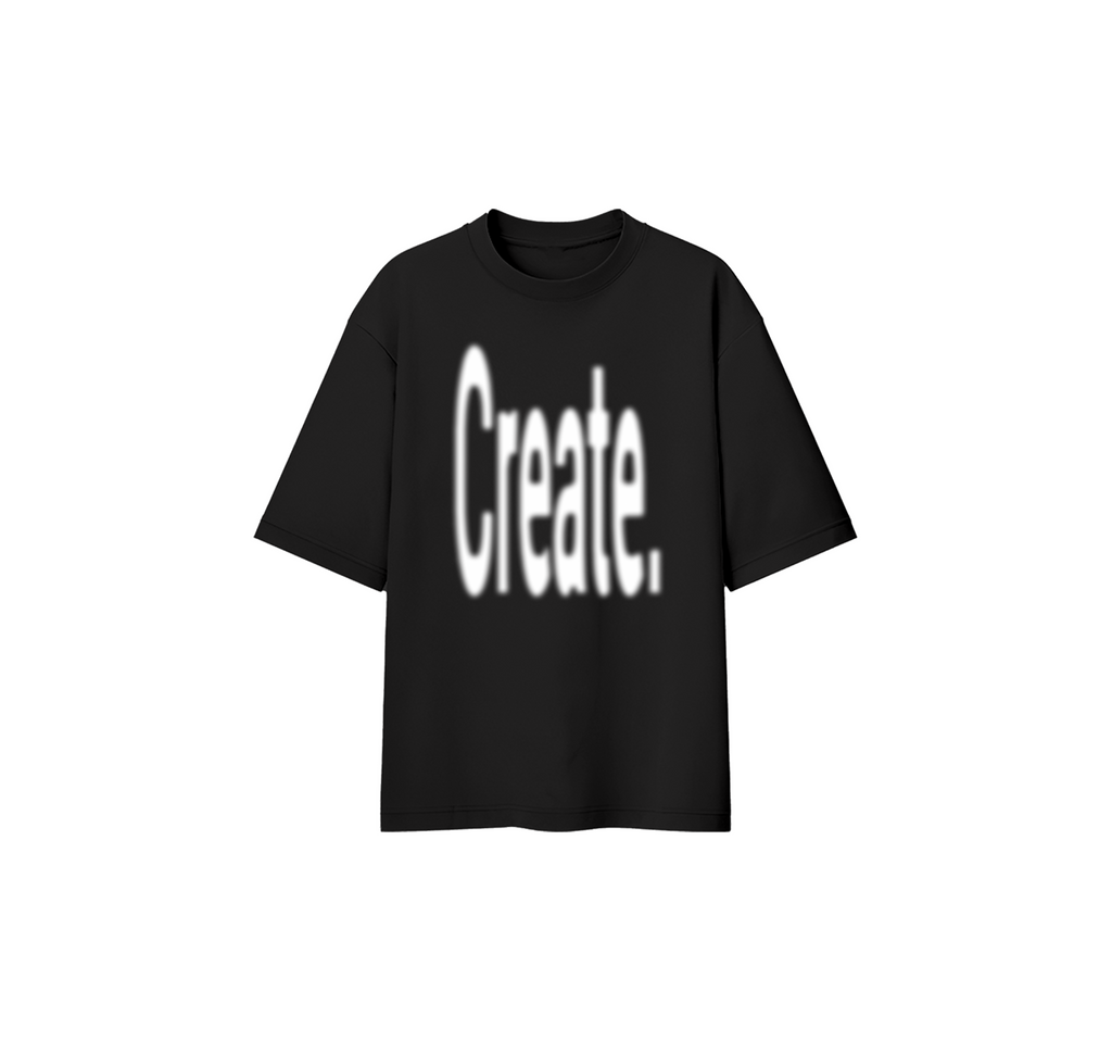 Create_Blurred Oversize Tee