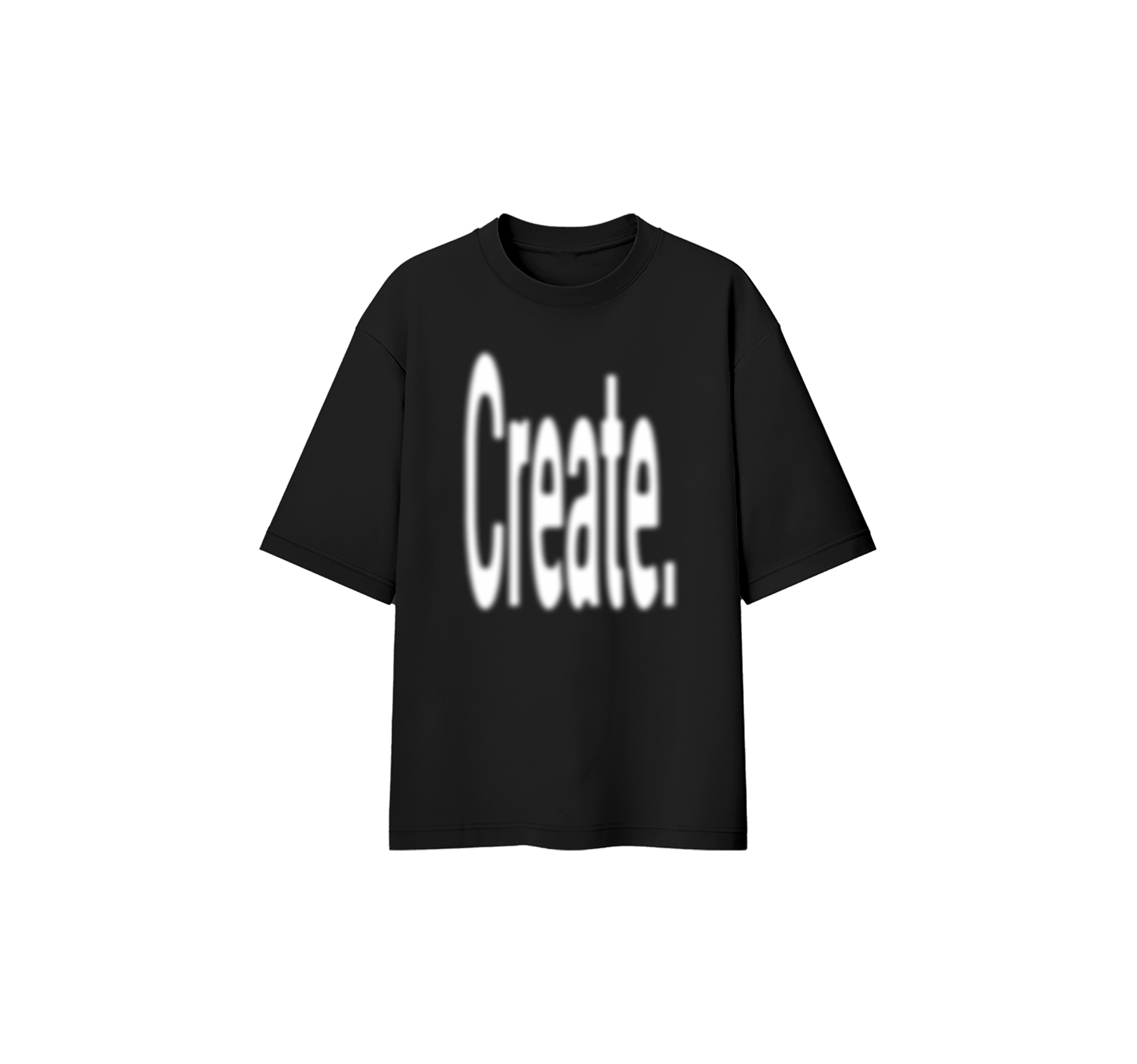 Create_Blurred Oversize Tee