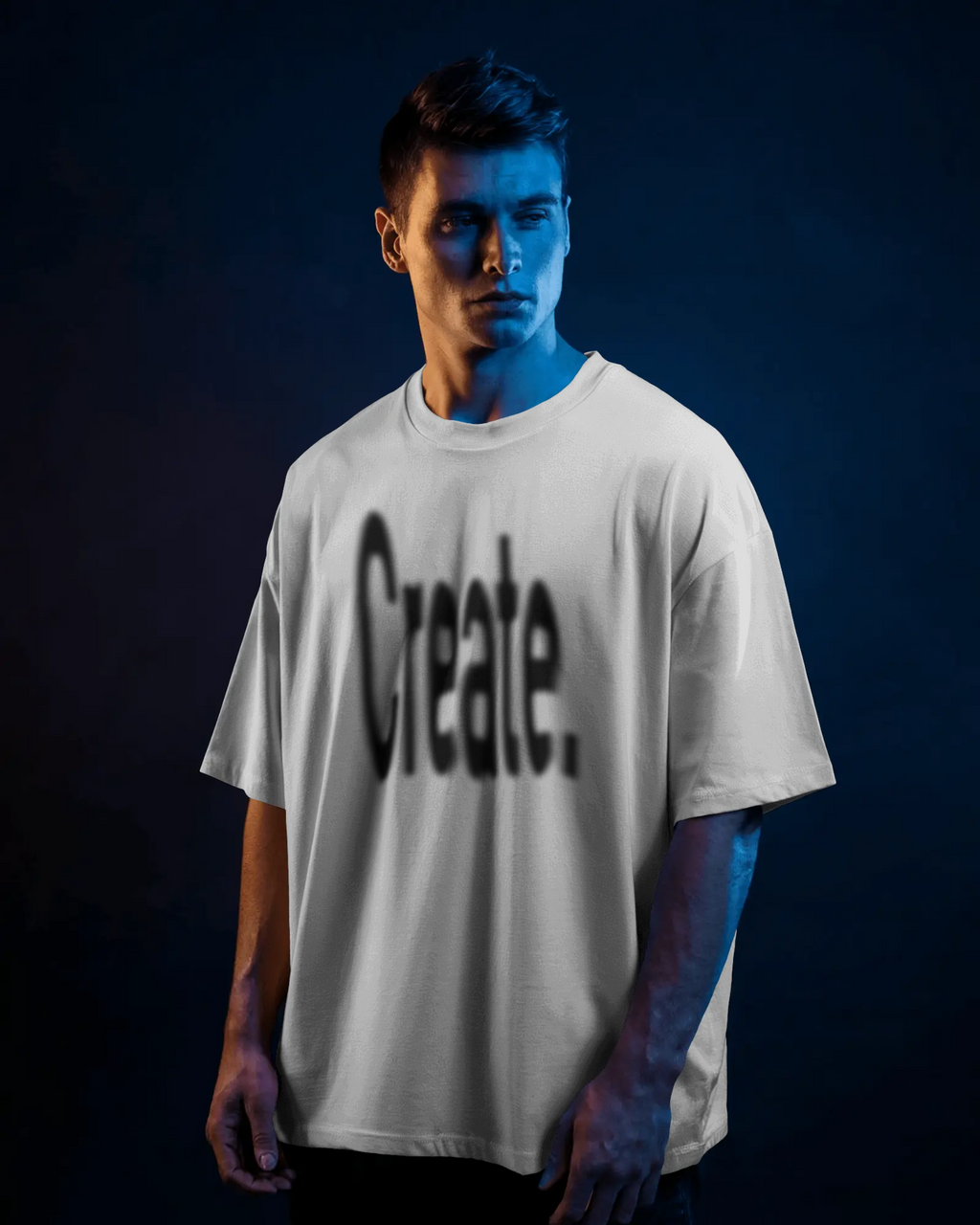 Create_Blurred Oversize Tee