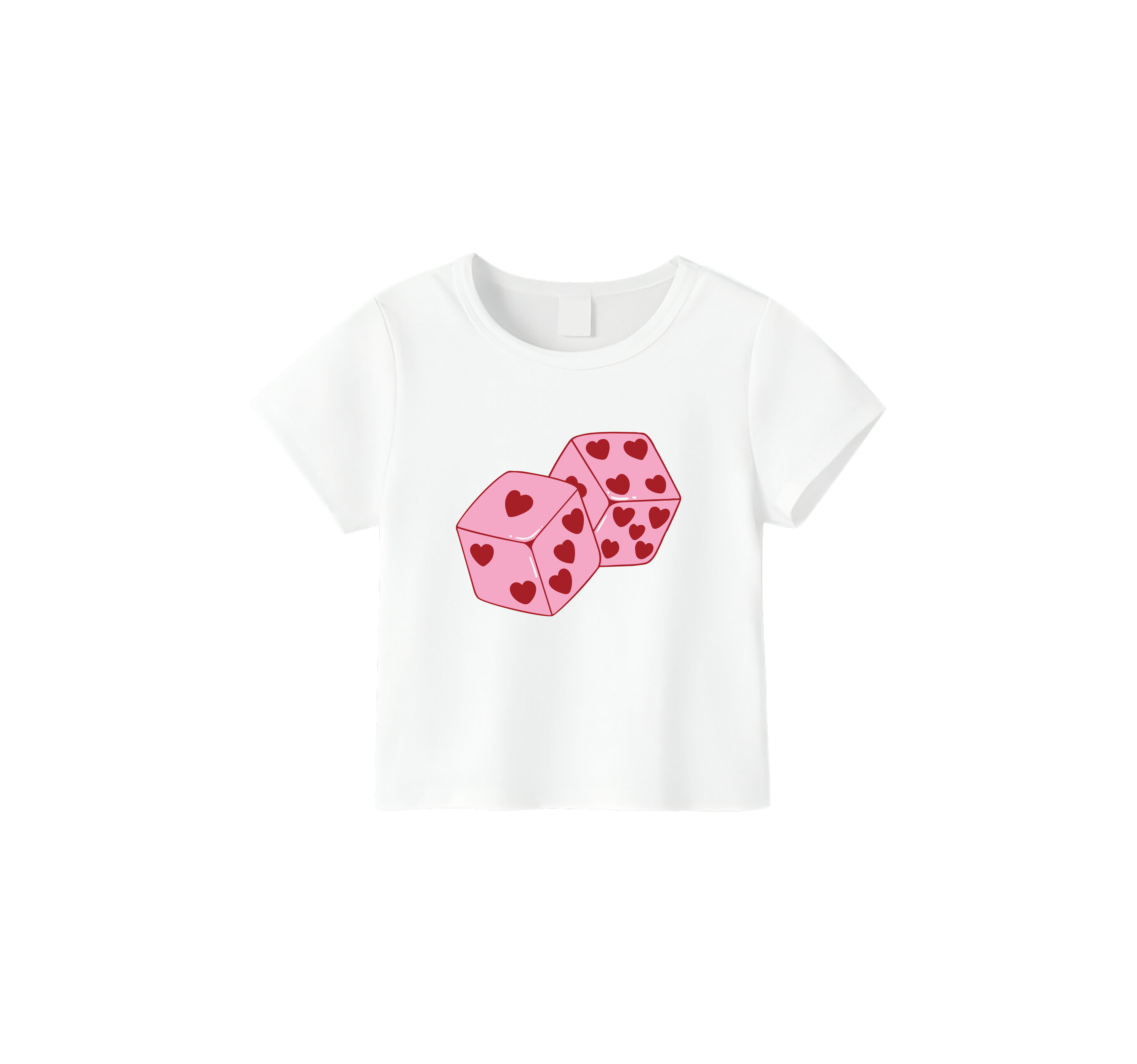 Love Dice Crop Top