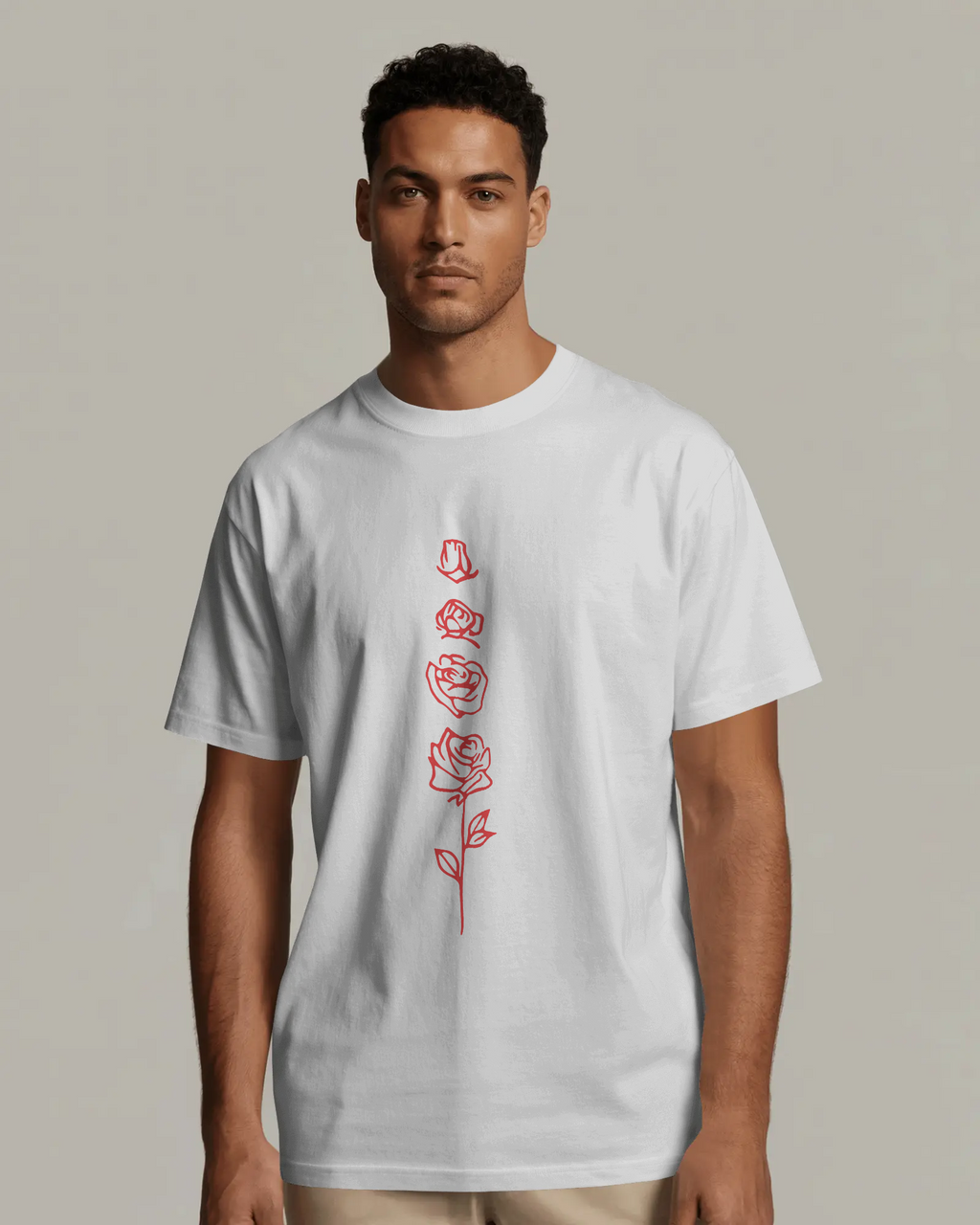 Rose Round Neck t-shirt