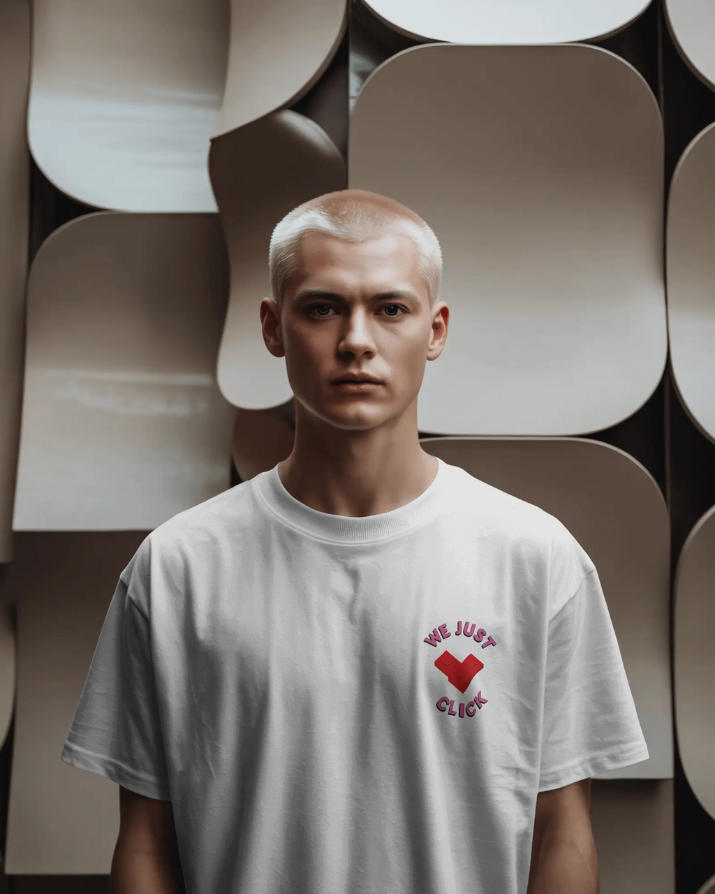 We Just Click Round Neck t-shirt