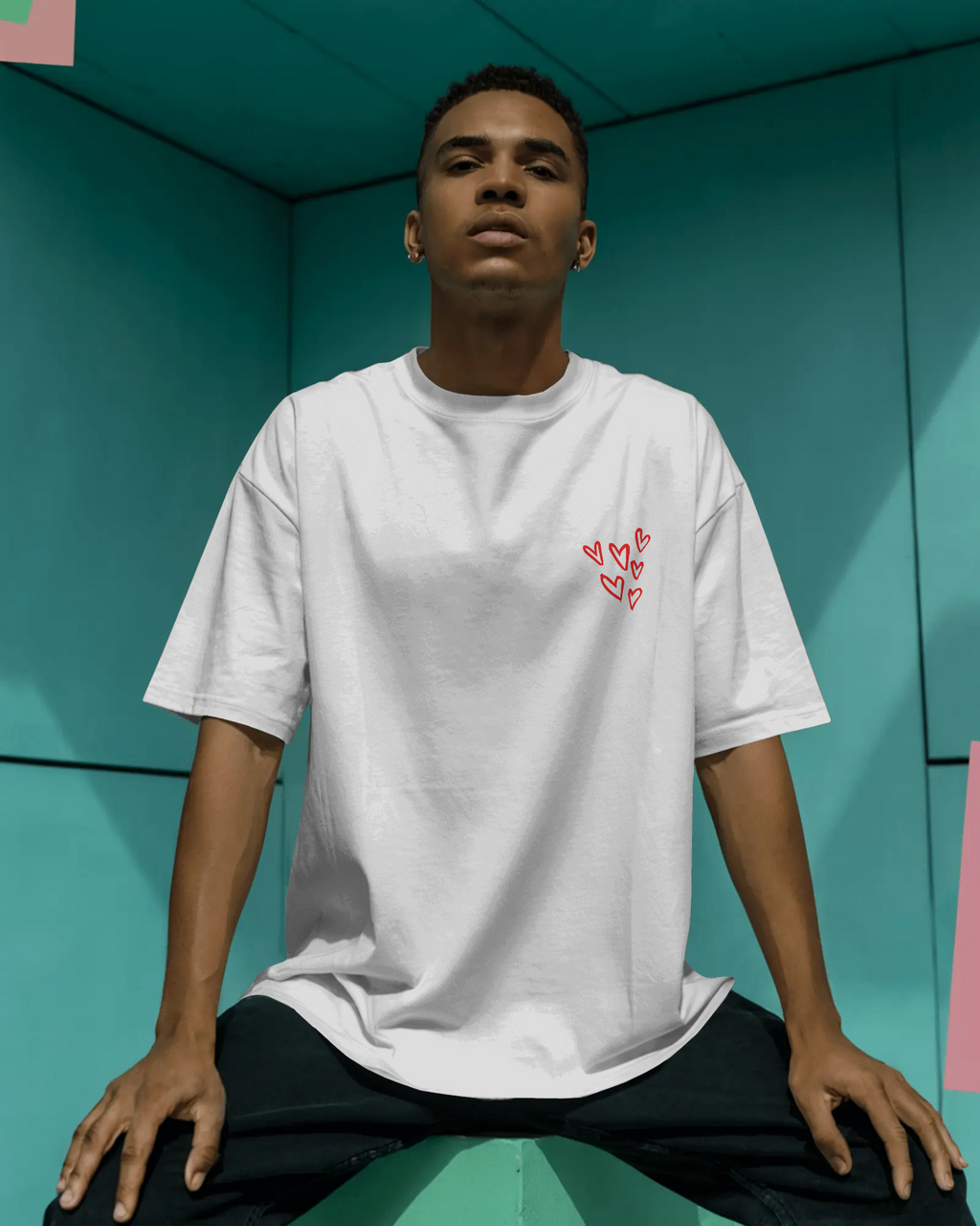 Heartful Oversize Tee