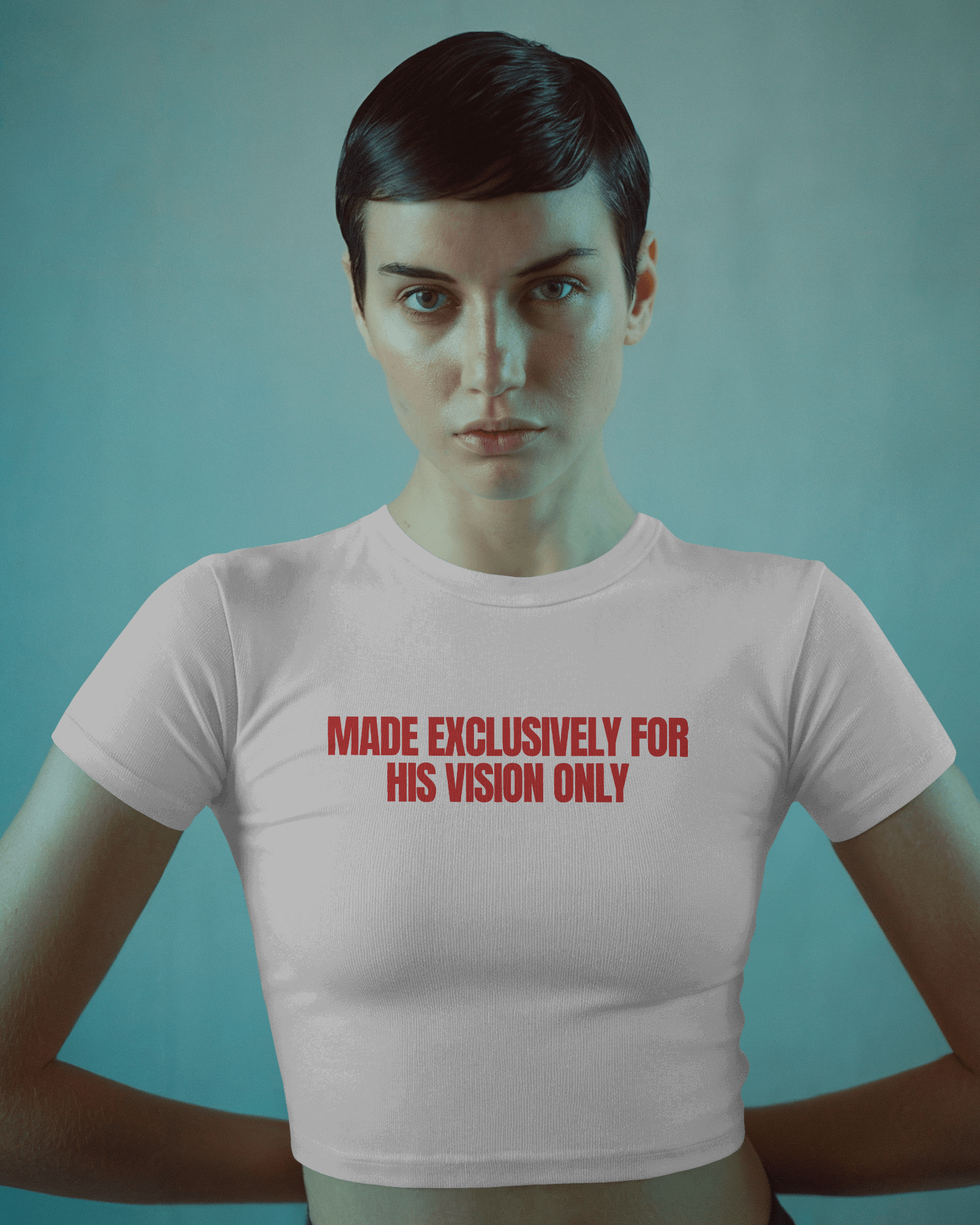 His Her Vision Crop Top