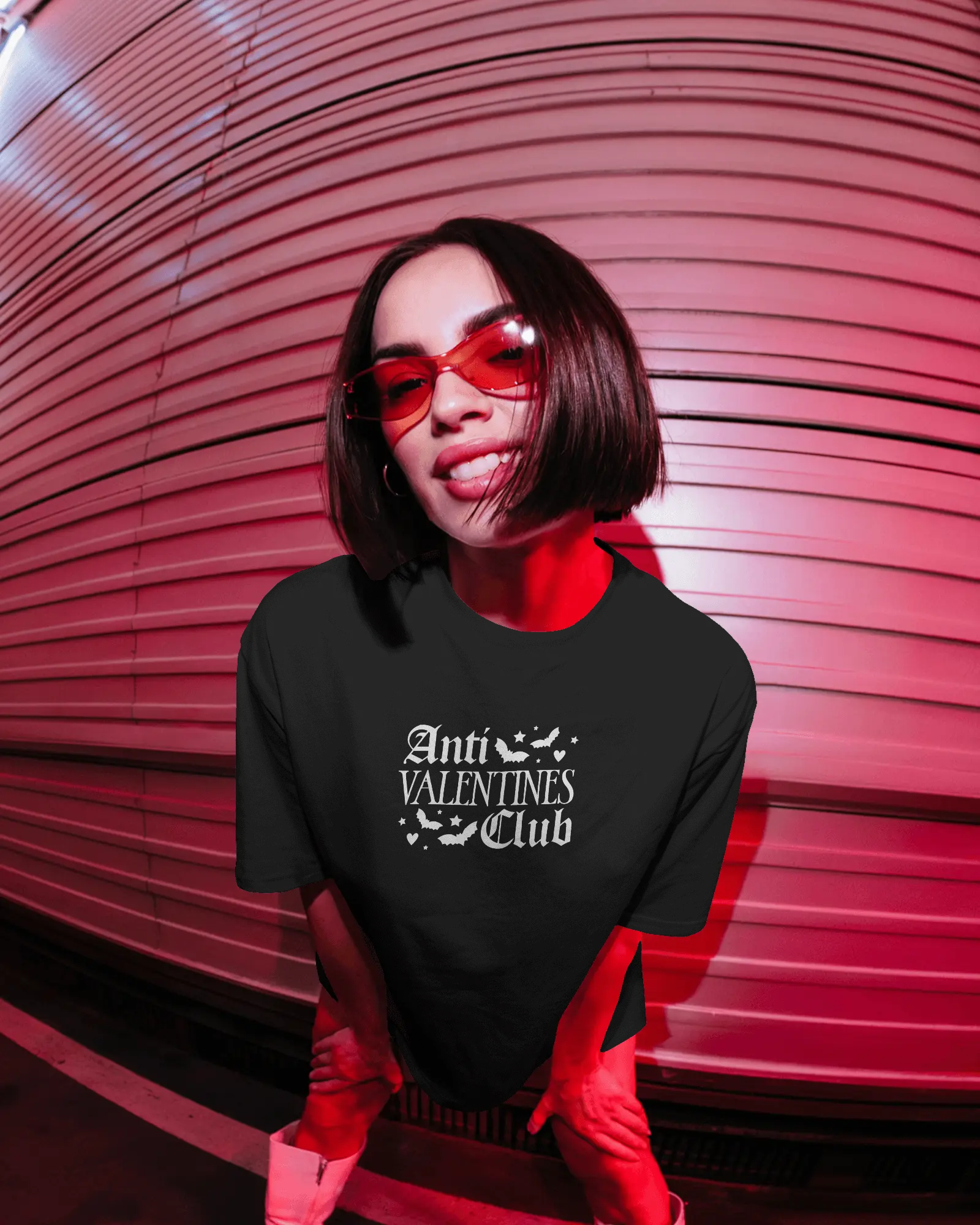 Anti Valentine Club Oversize Tee