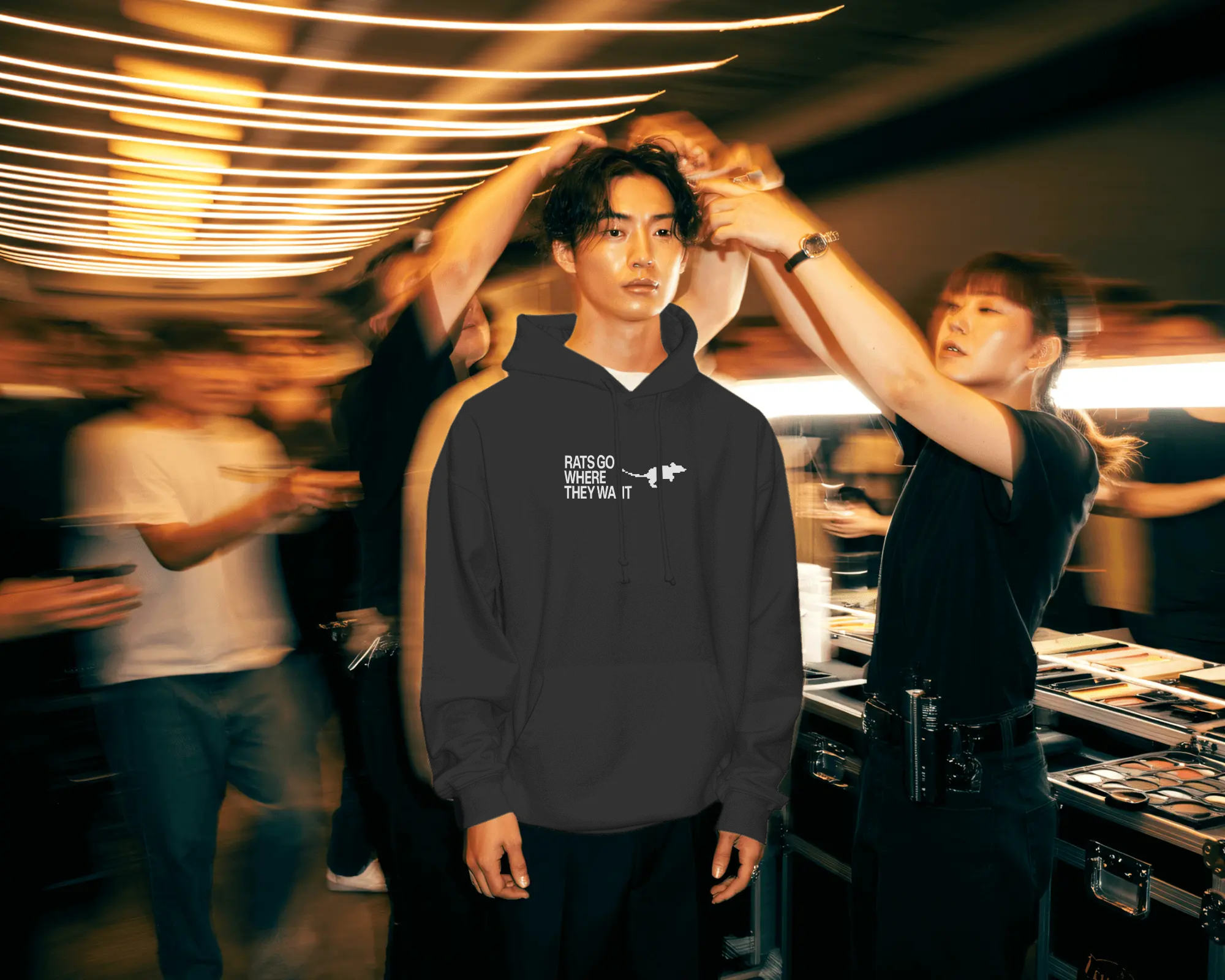 Rats Go Where They Want Hoodie