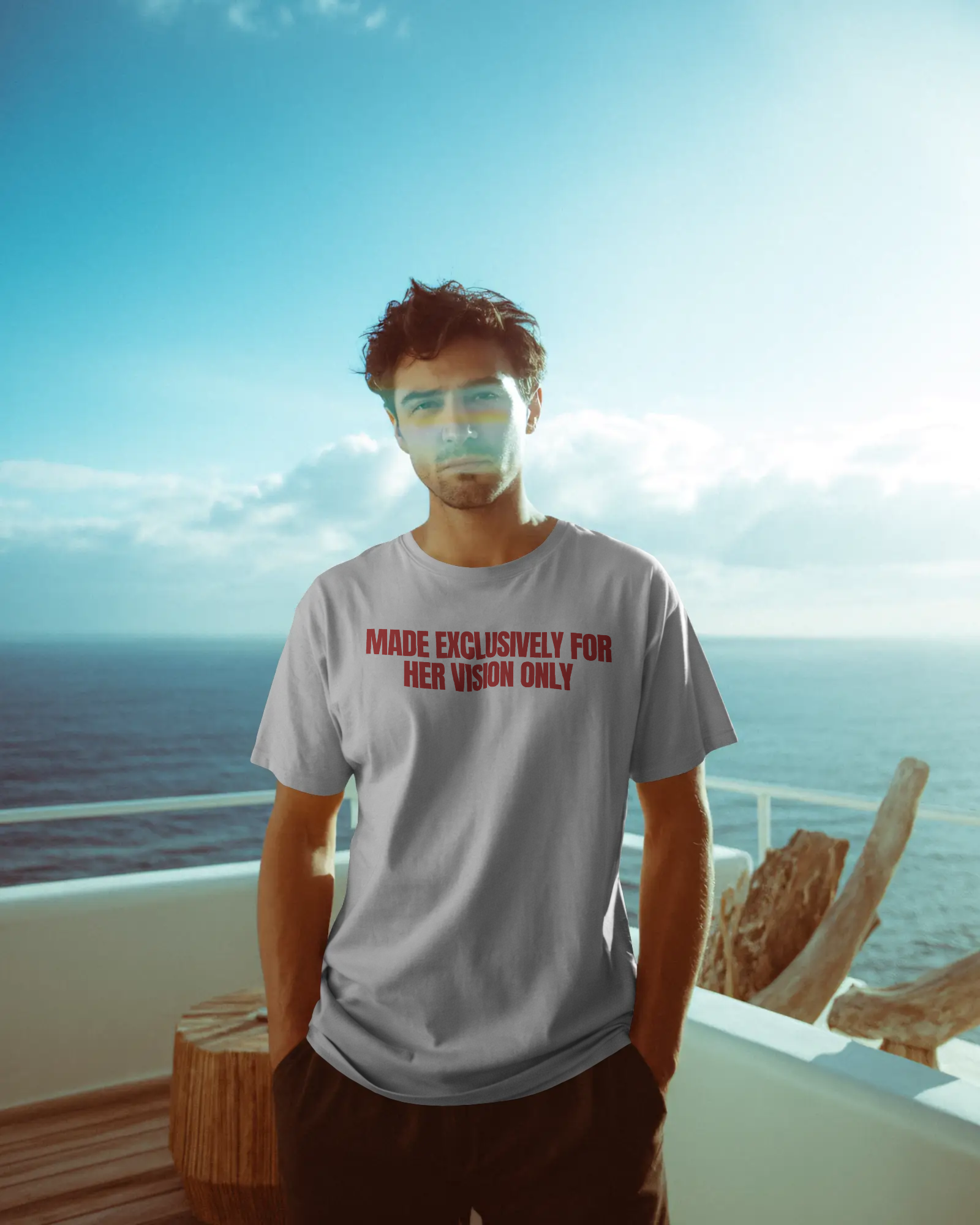 His Her Vision Round Neck t-shirt