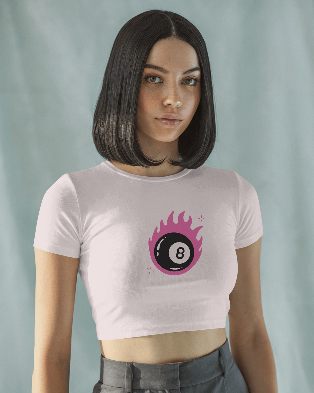8 Balls Crop Top