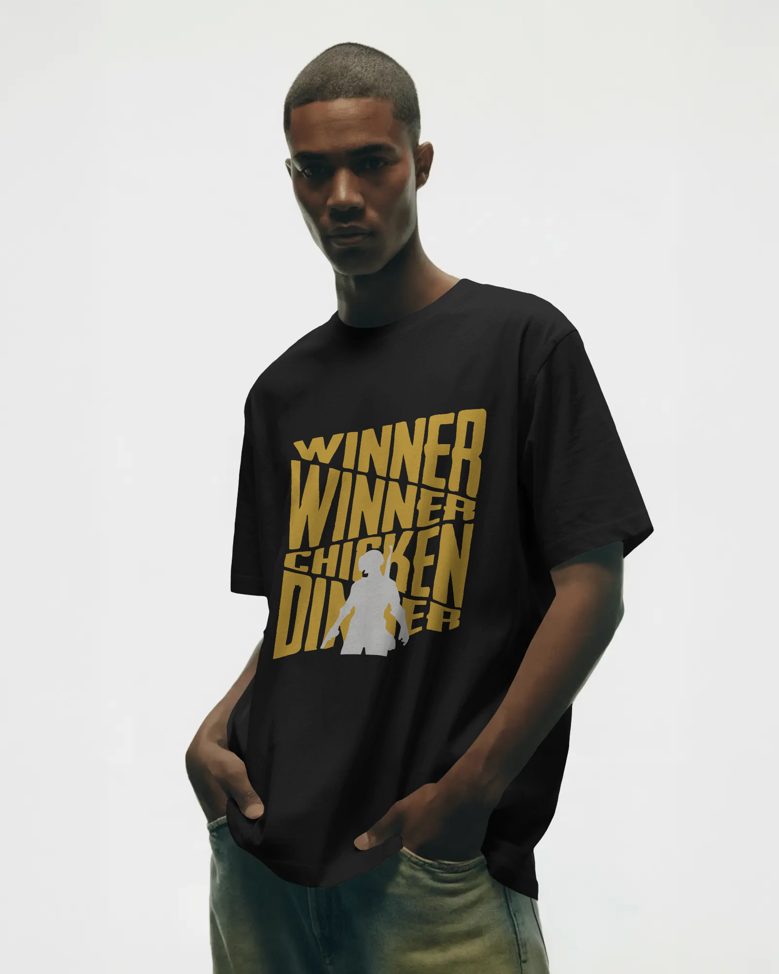 WINNER WINNER CHICKEN DINNER Oversized Tee